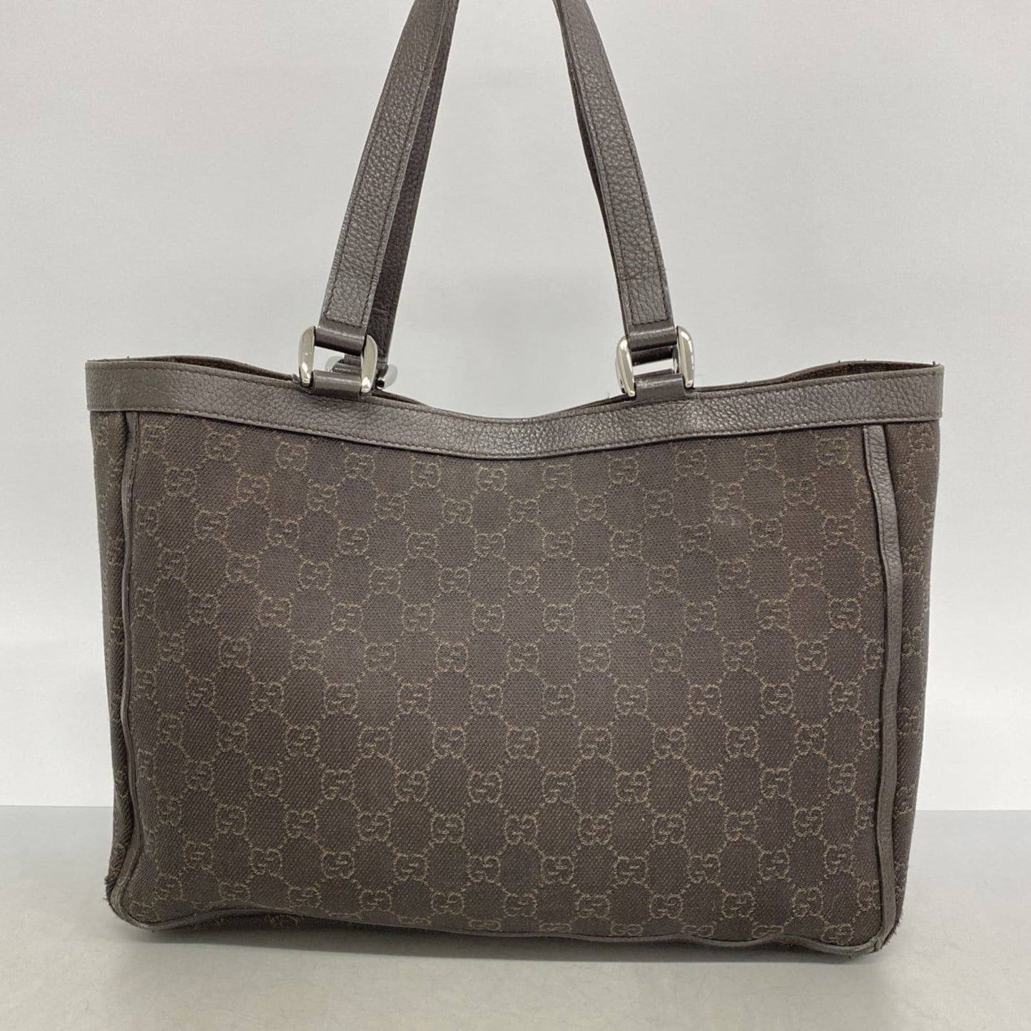 Gucci Brown Denim Tote Bag ( )