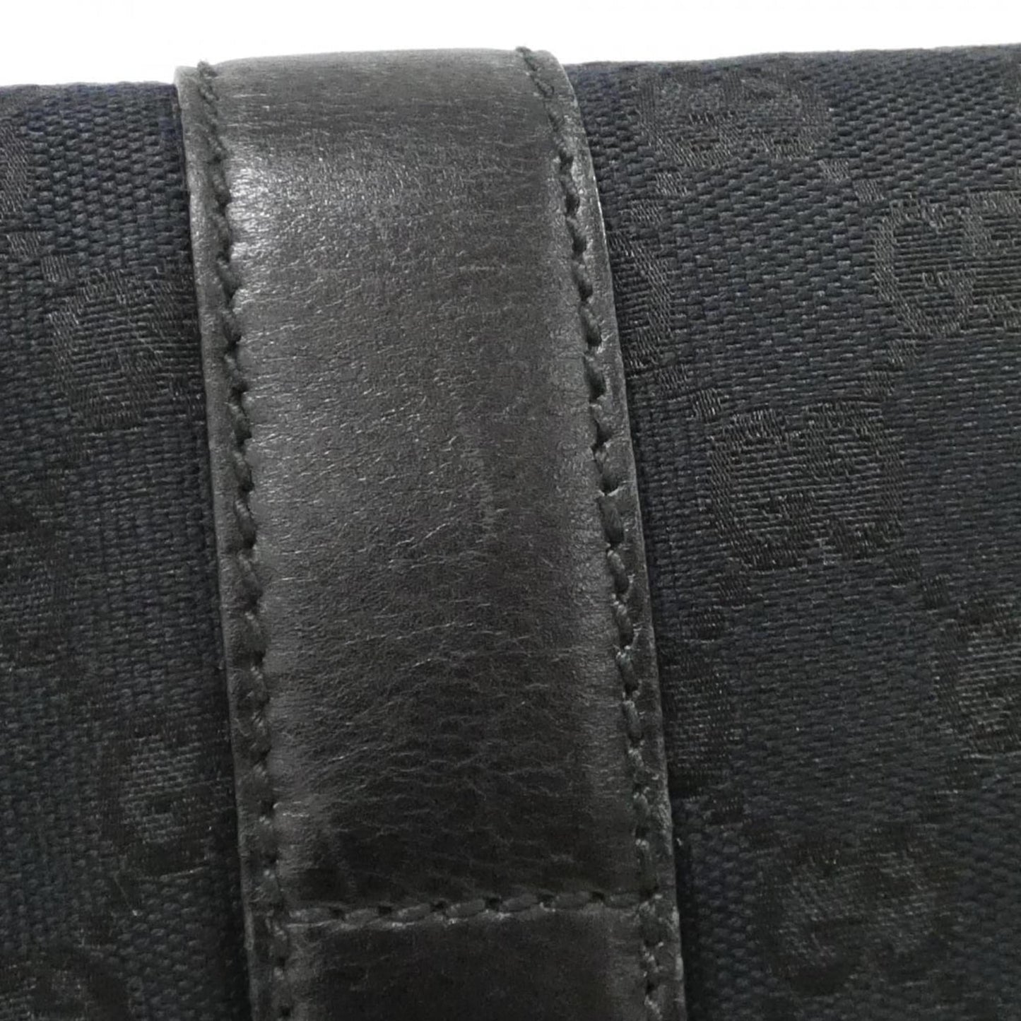 Gucci Black Gg Canvas Fanny Pack ( )