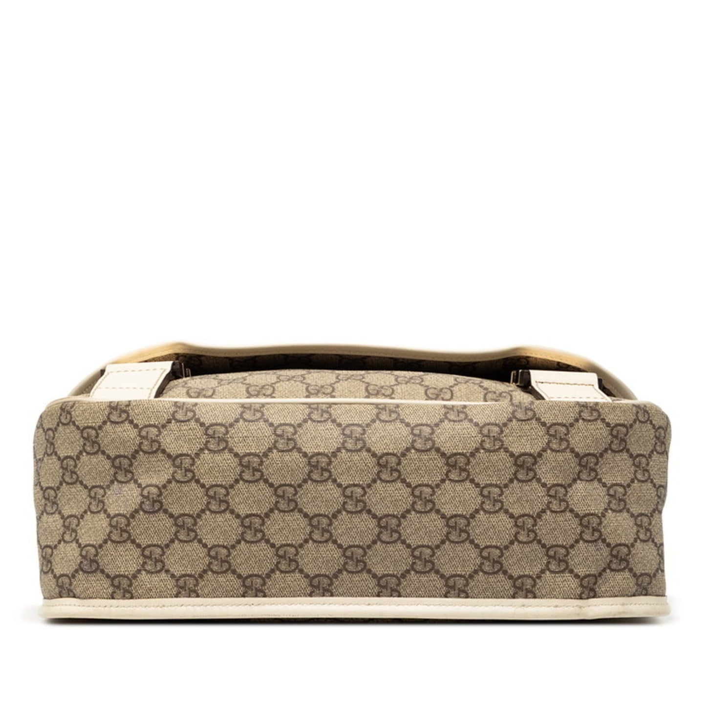 Gucci Beige White Pvc Leather Shoulder Bag ( )