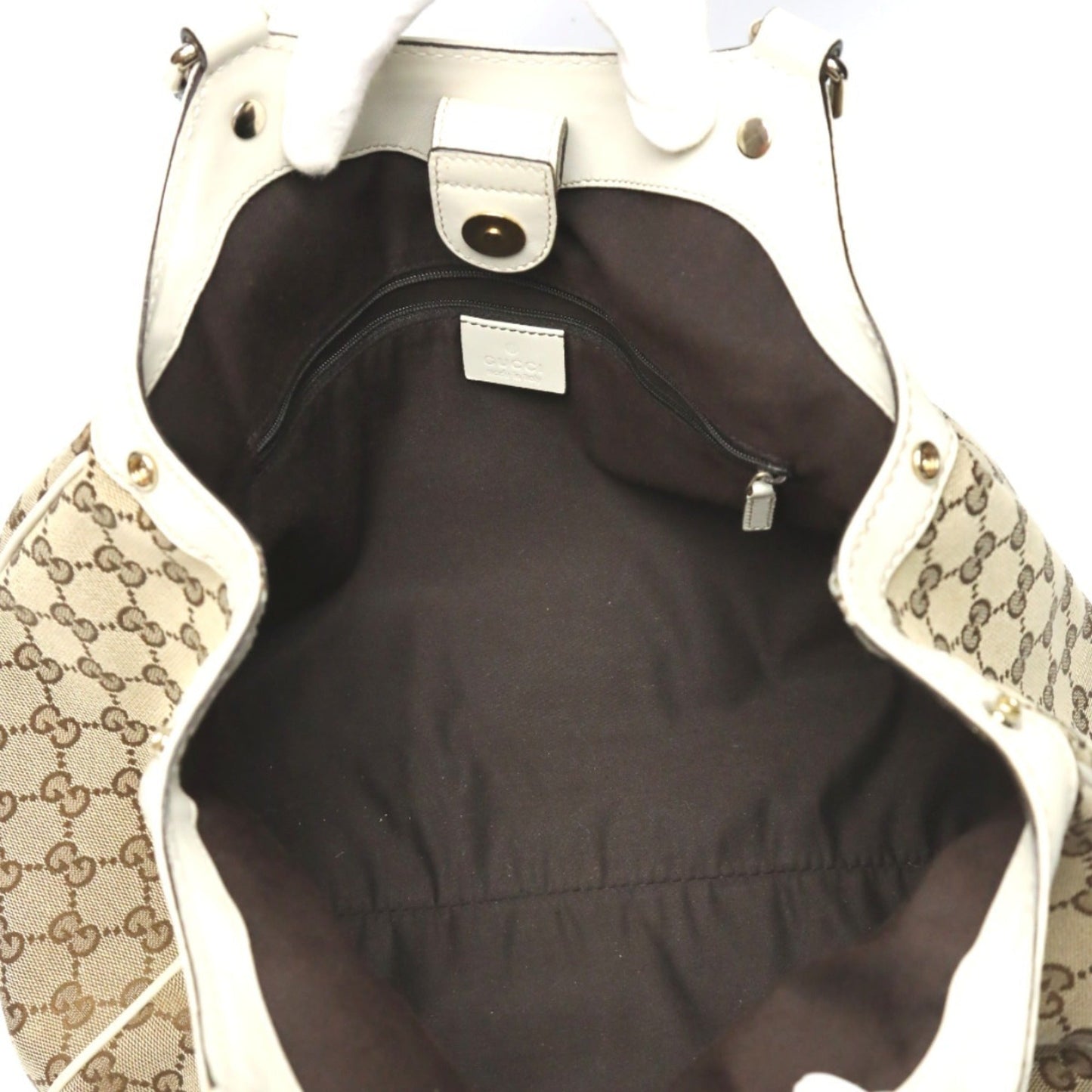 Gucci Brown Gg Canvas Handbag ( )