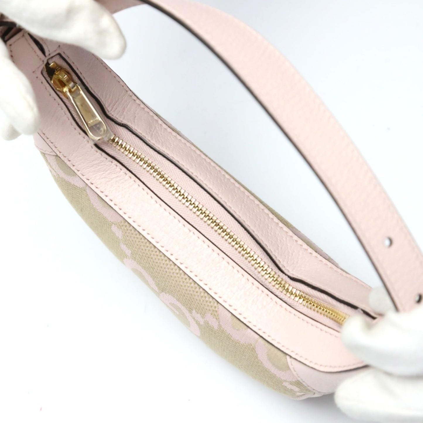 Gucci Pink Gg Canvas Handbag ( )