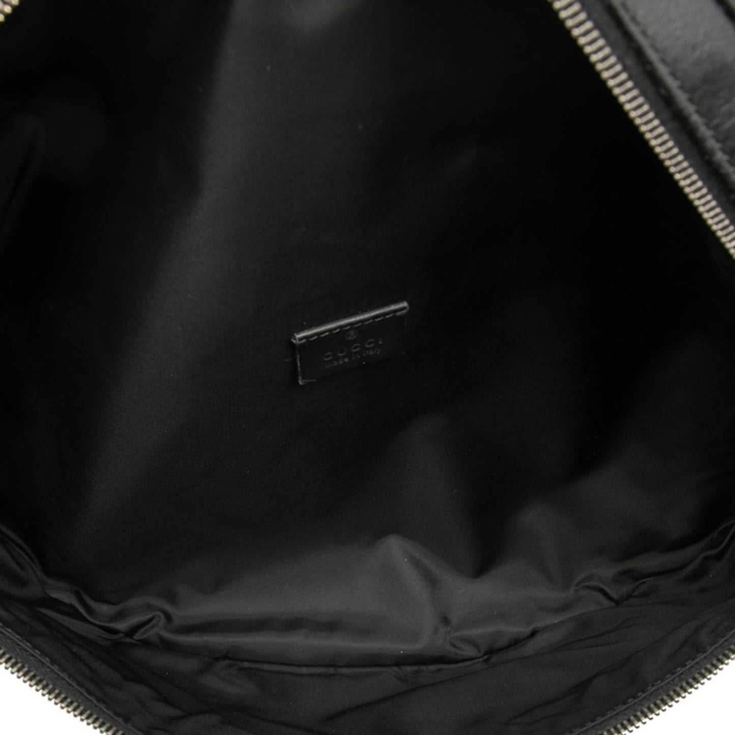 Gucci Guccissima Black Leather Sling Bag ( )