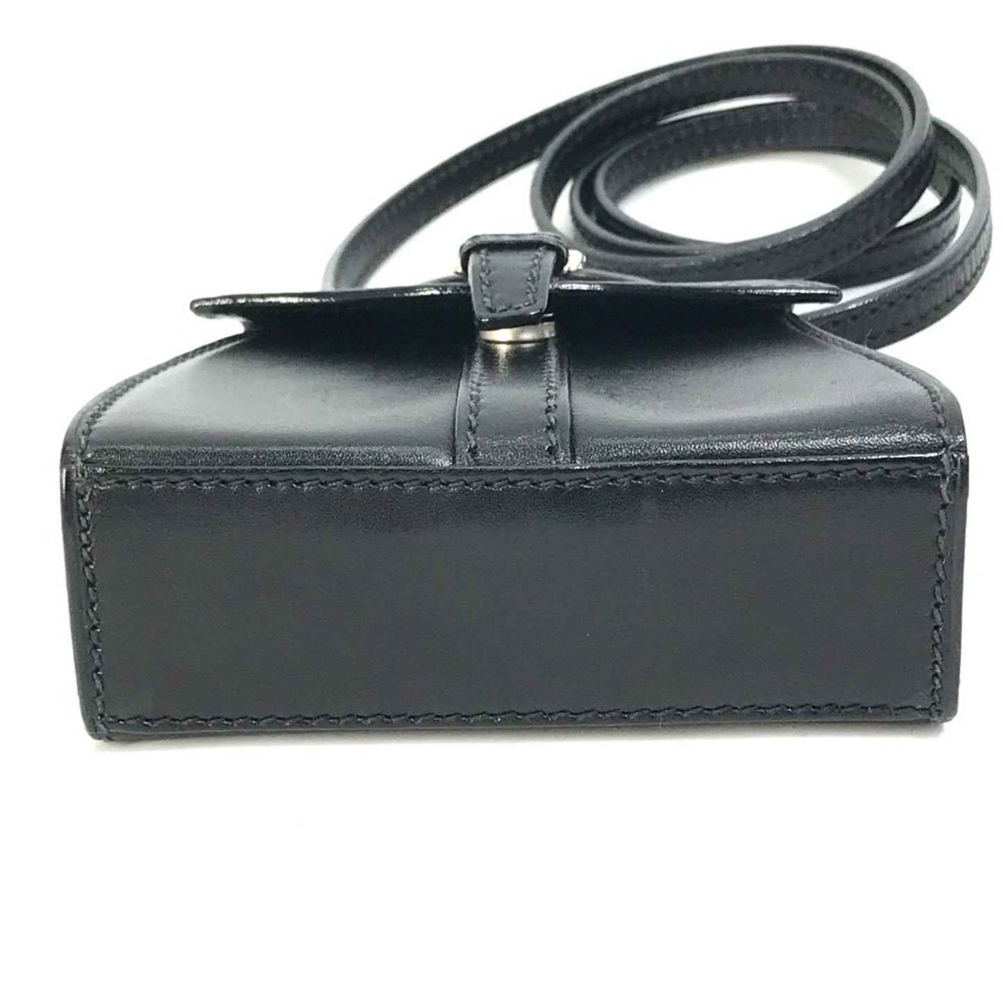 Gucci Black Leather Shoulder Bag ( )