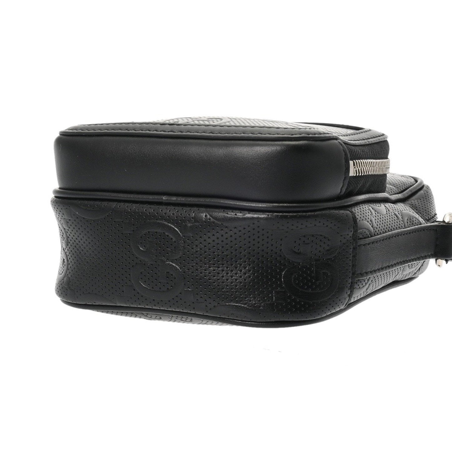 Gucci Black Leather Shoulder Bag ( )