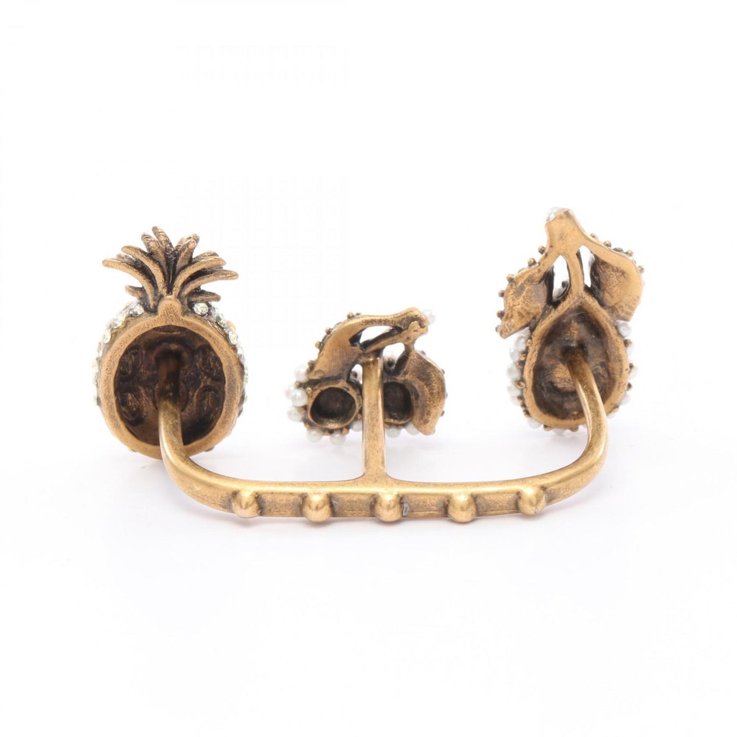 Gucci Gold Multi-Color Gold Plating Band Ring ( )