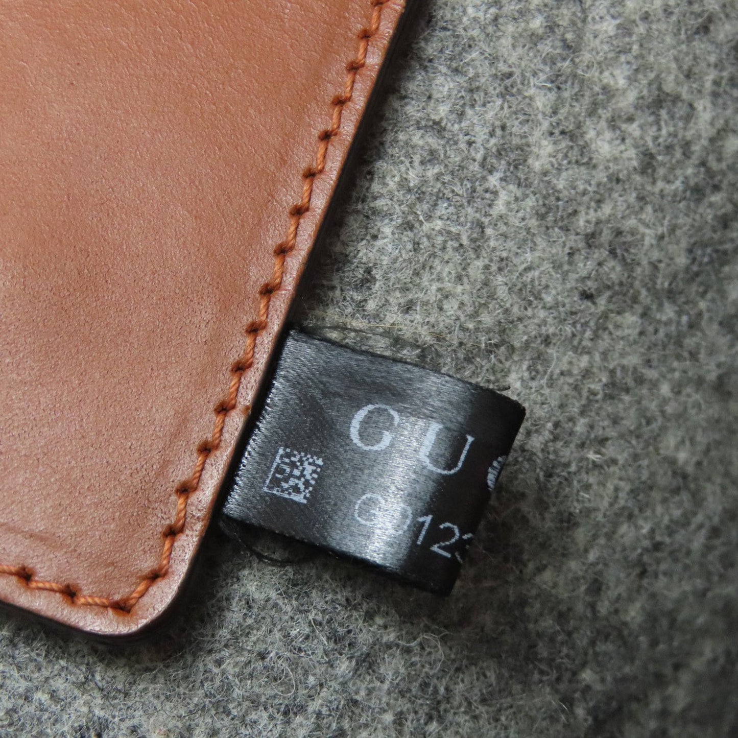 Gucci Gray Felt Tote Bag ( )