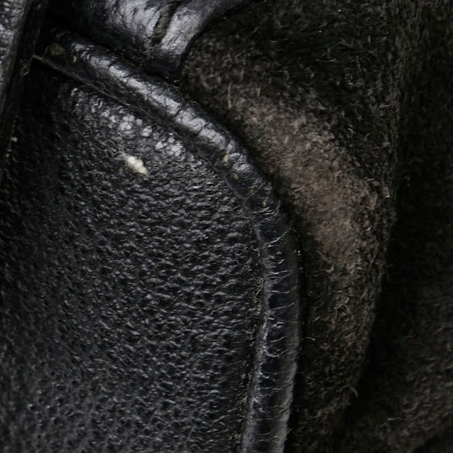 Gucci Black Leather Suede Backpack ( )