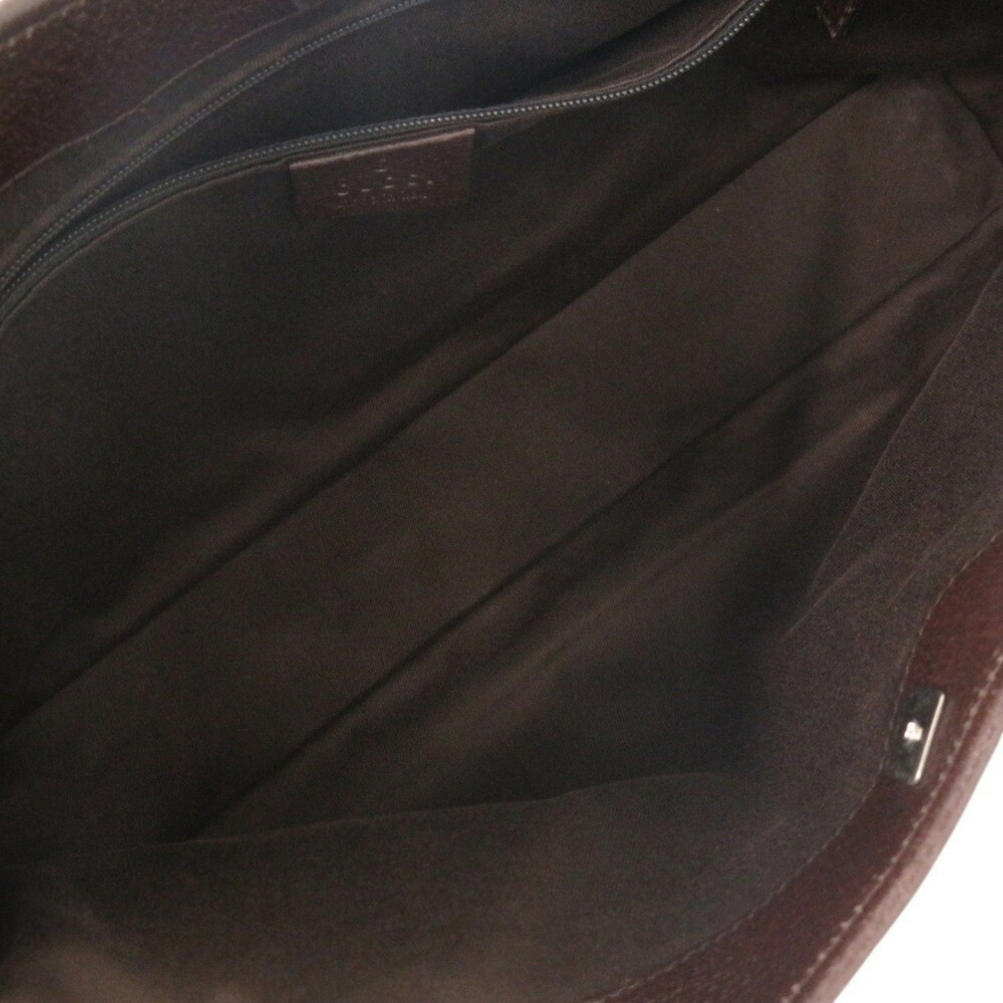 Gucci Beige Gg Canvas Leather Handbag Shoulder Bag ( )
