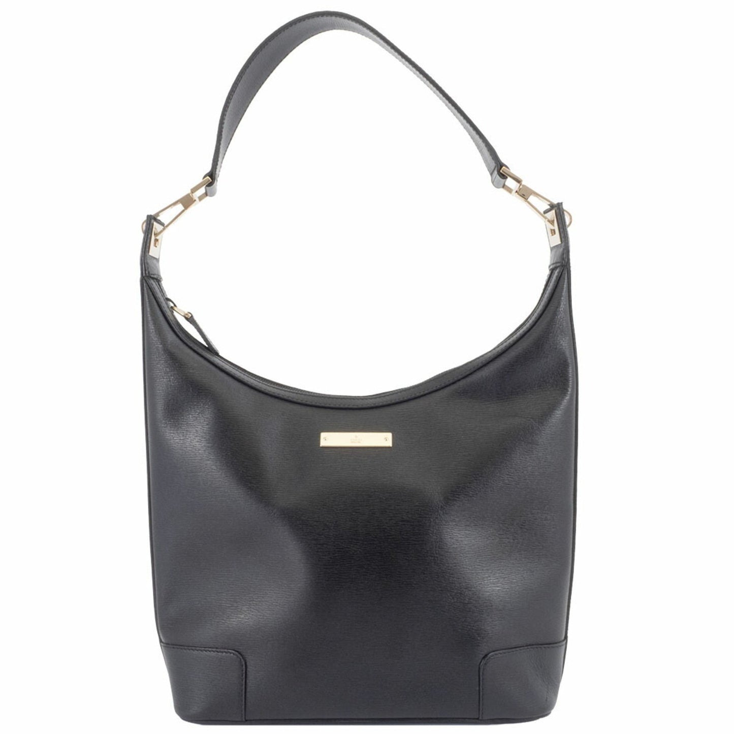 Gucci Black Leather Tote Bag ( )