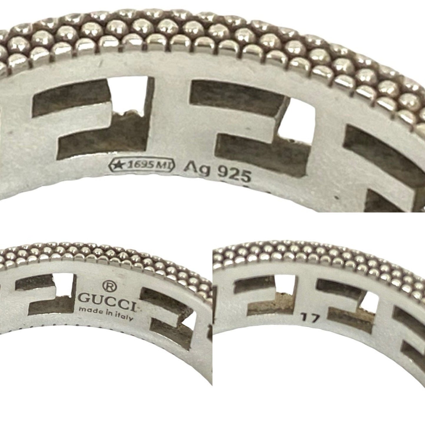 Gucci Silver Silver 925 Band Ring ( )