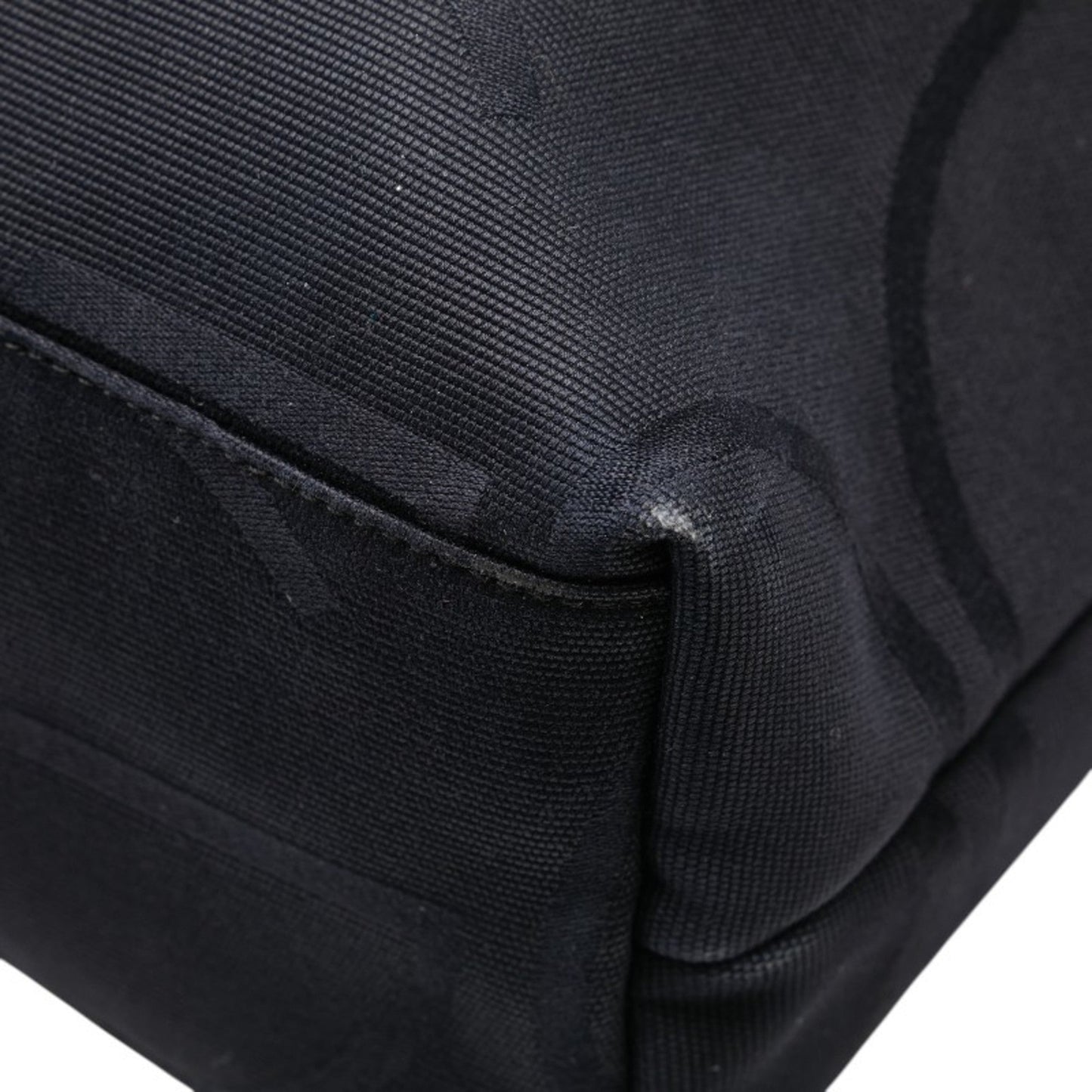 Gucci Black Canvas Tote Bag ( )