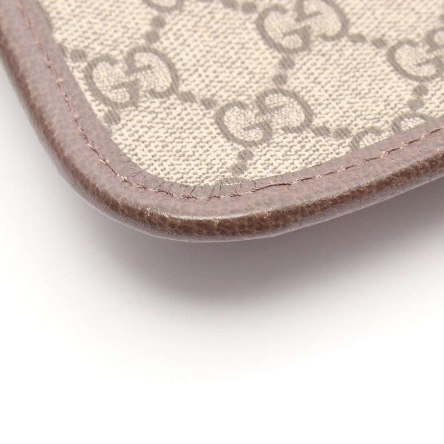 Gucci Beige Brown Pvc Coated Canvas Leather Fanny Pack ( )