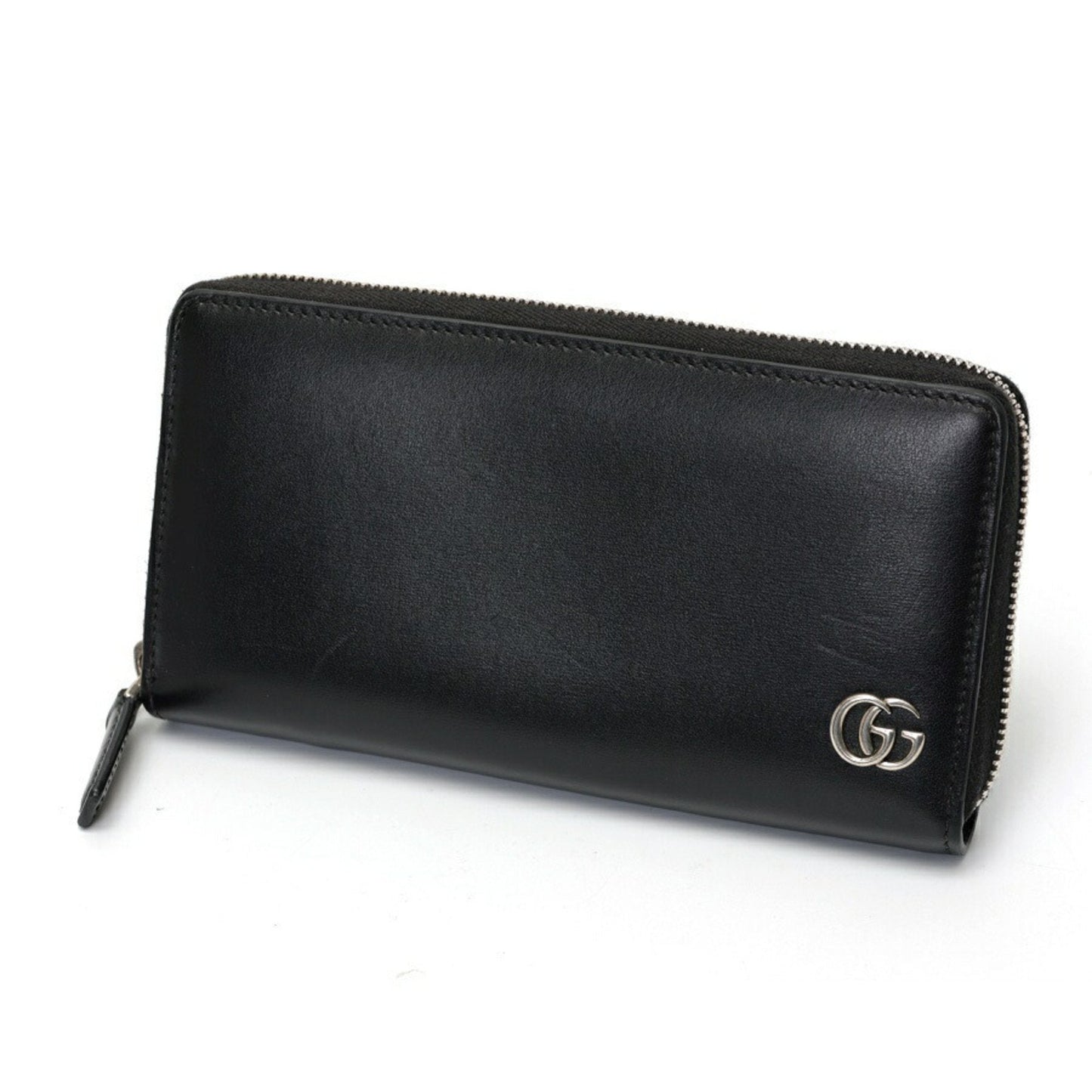Gucci Black Leather Long Wallet (Bi-Fold) ( )