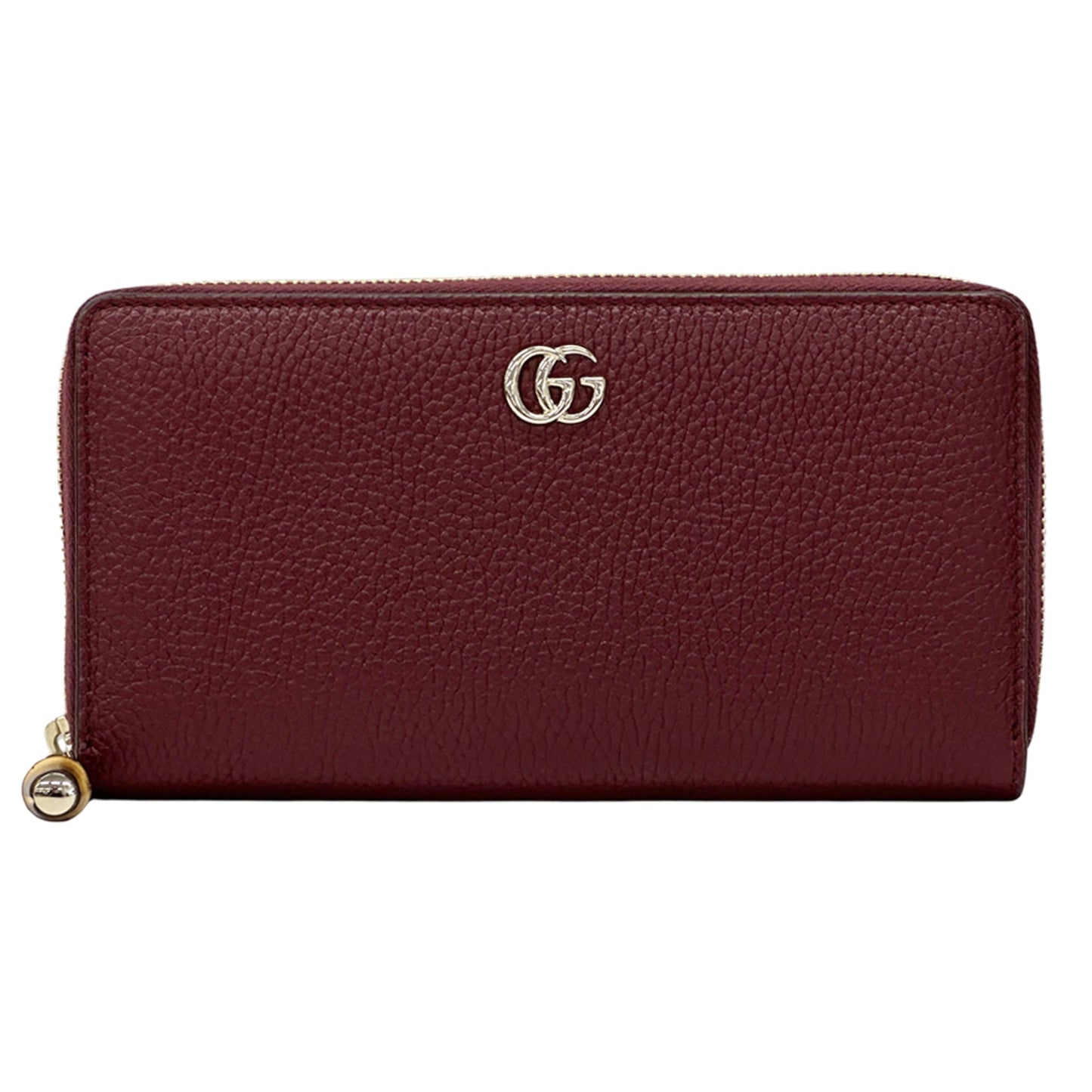Gucci Bamboo Bordeaux Leather Long Wallet (Bi-Fold) ( )