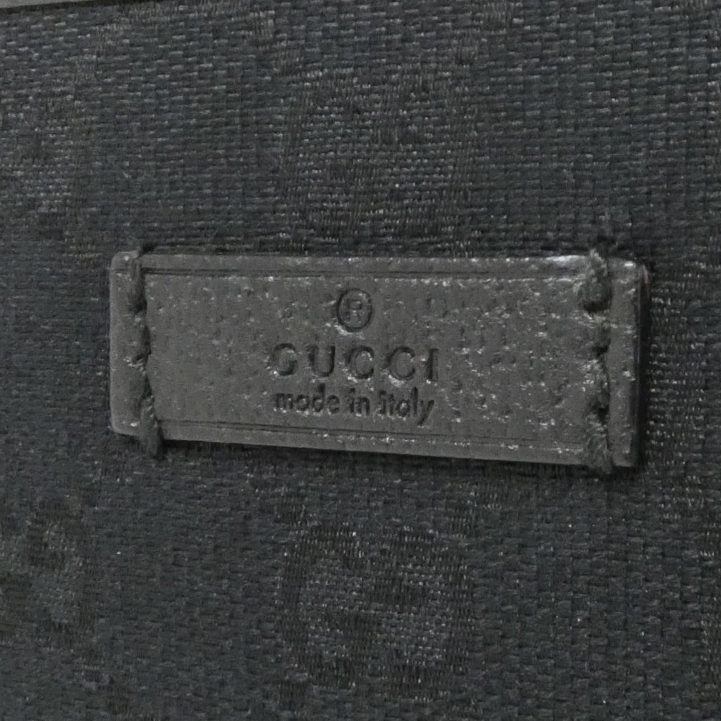 Gucci Black Gg Canvas Shoulder Bag ( )