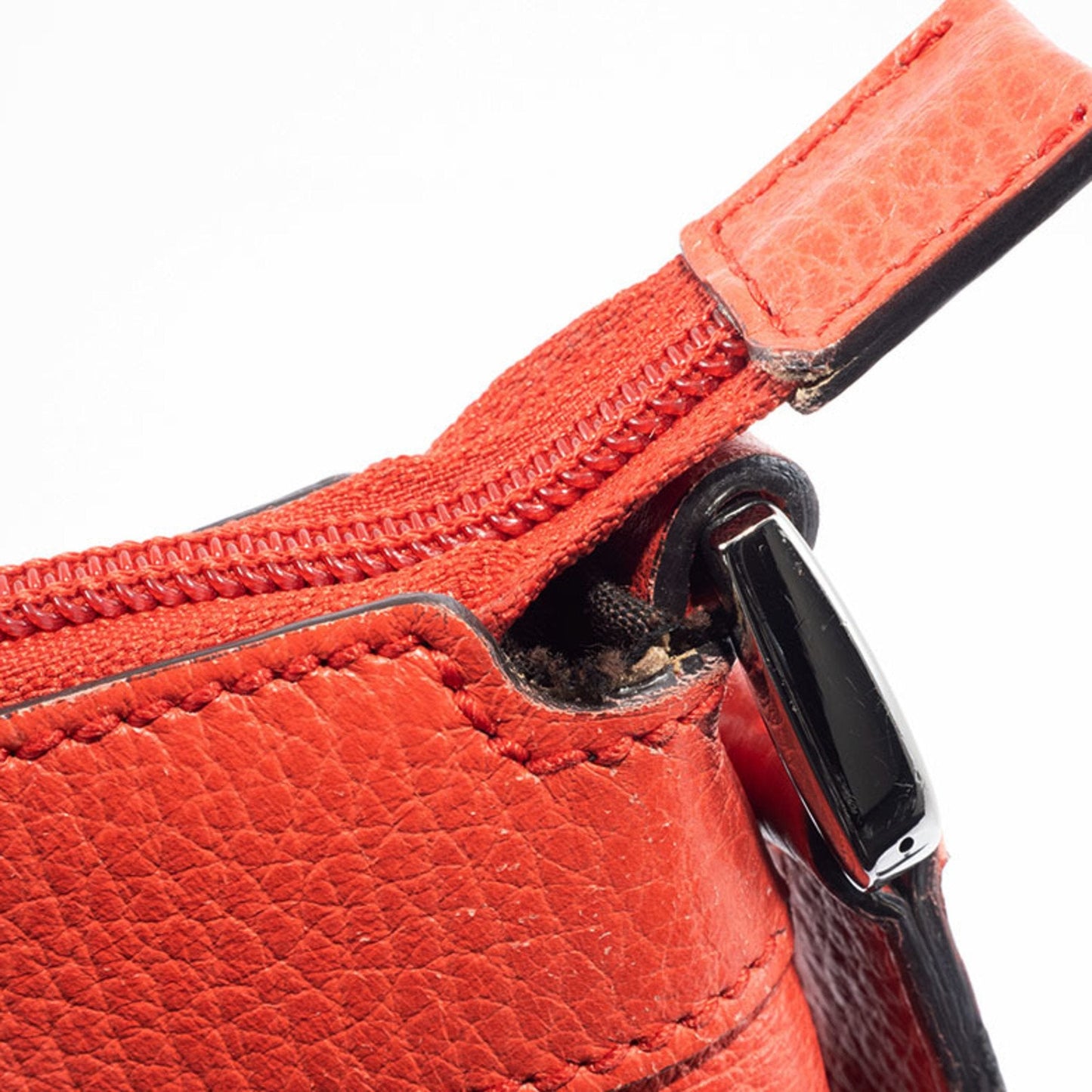 Gucci Abbey Red Color Leather Shoulder Bag ( )