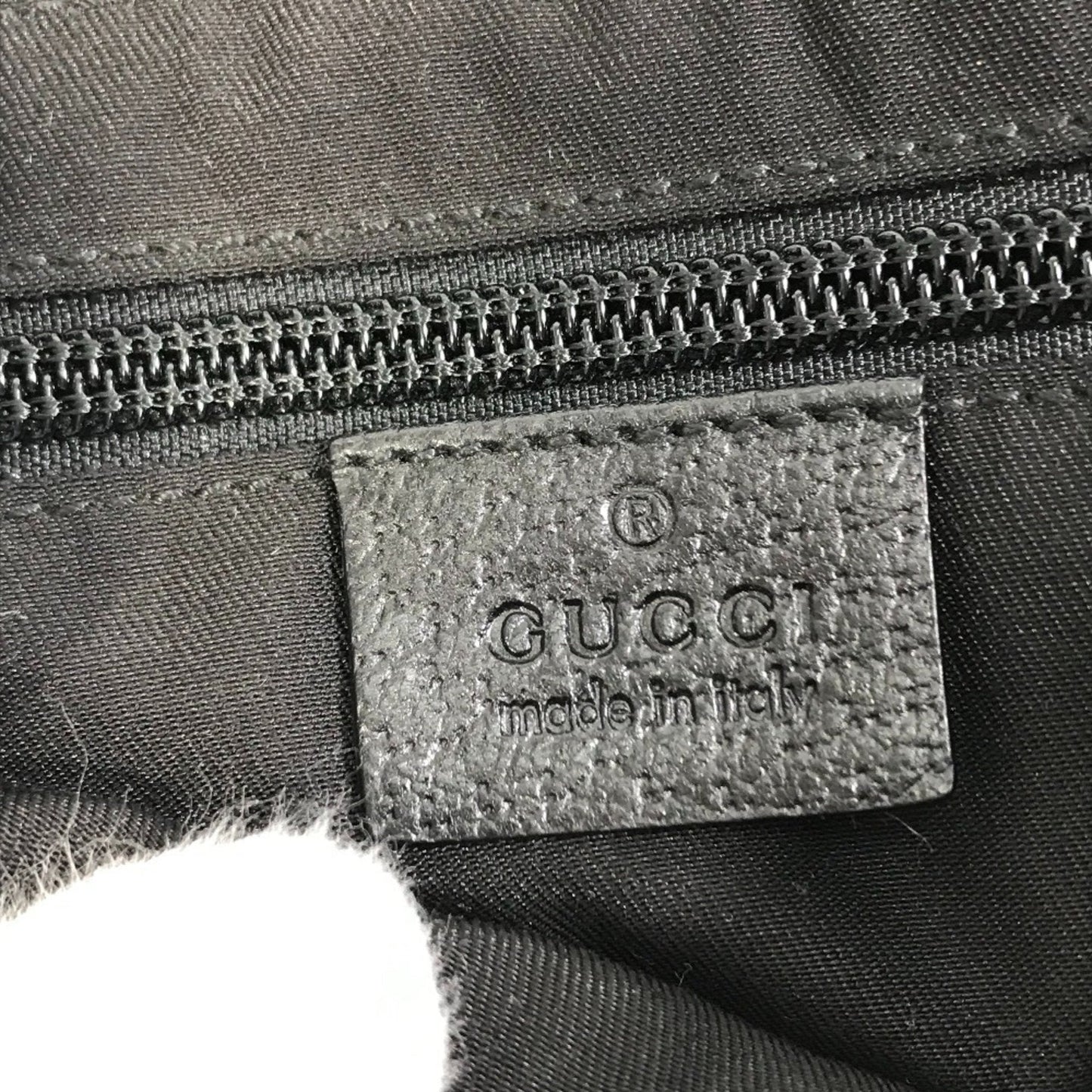 Gucci Black Gg Canvas Leather Fanny Pack ( )