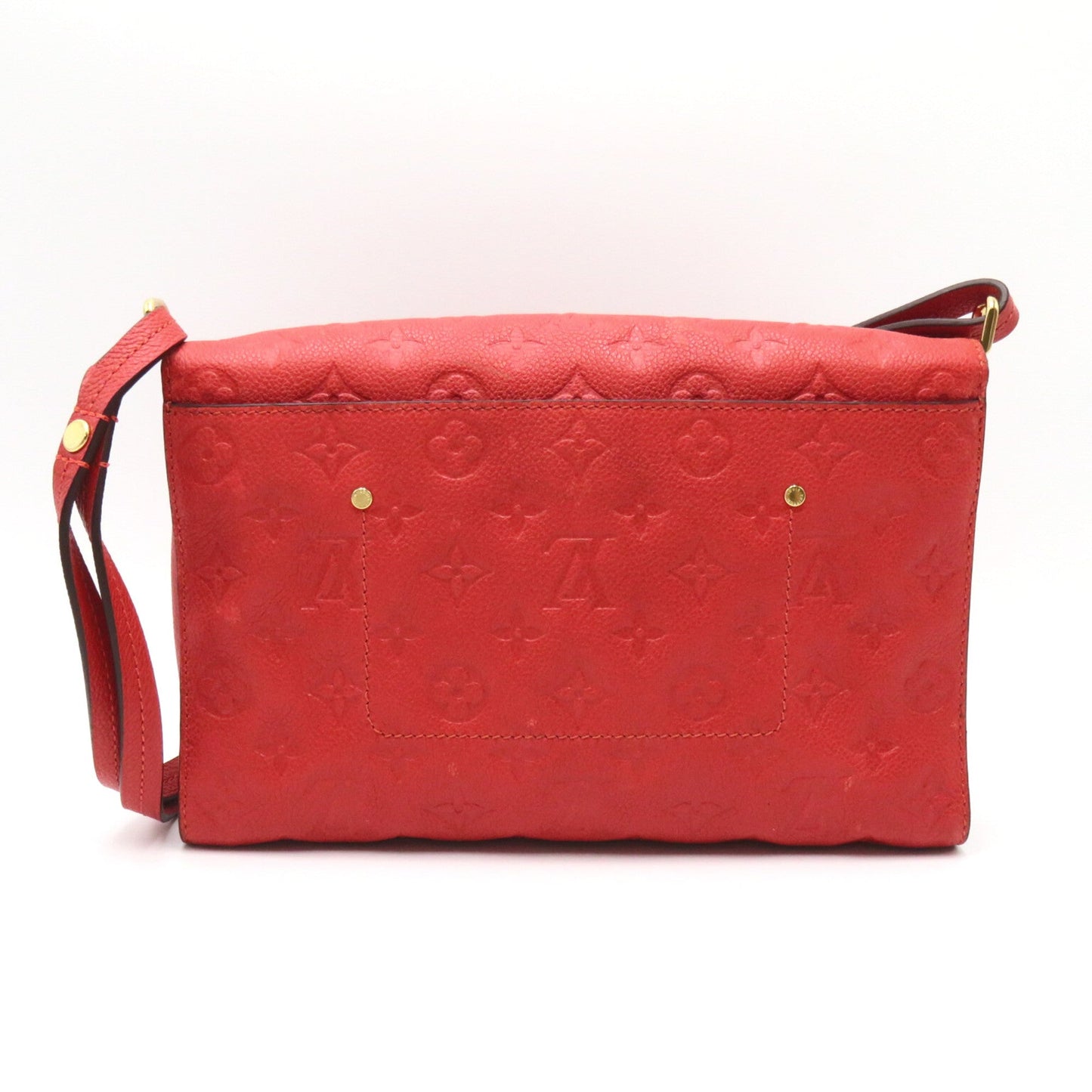 LOUIS VUITTON Fascinant Red Orient Monogram empreinte leather M94227