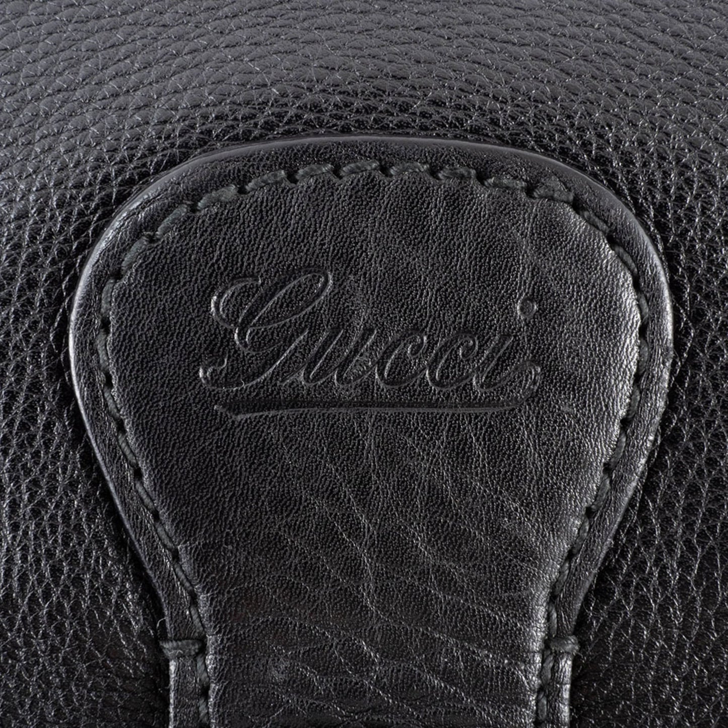 Gucci Black Leather Shoulder Bag ( )