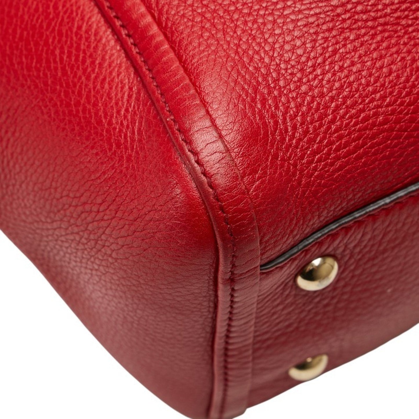 Gucci Soho Red Color Leather Handbag Shoulder Bag ( )