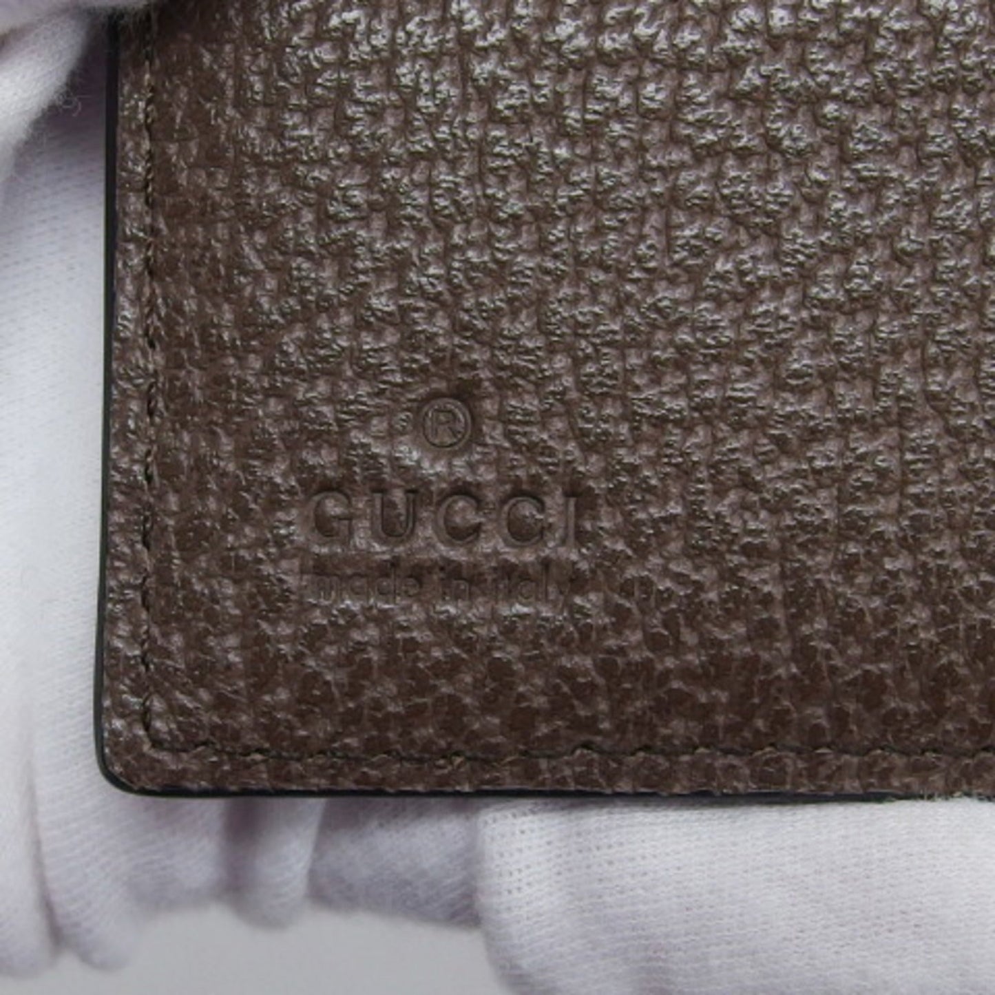 Gucci Gg Supreme Beige Dark Brown Gg Supreme Coin Purse/Coin Case ( )
