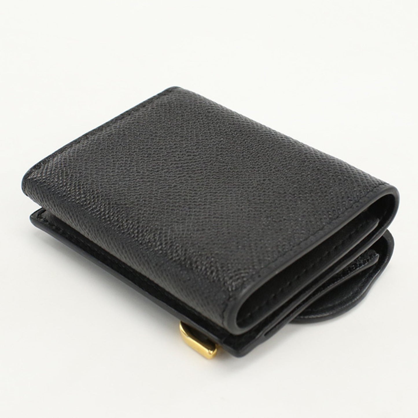 Christian Dior Black Leather Wallet (Tri-Fold) ()