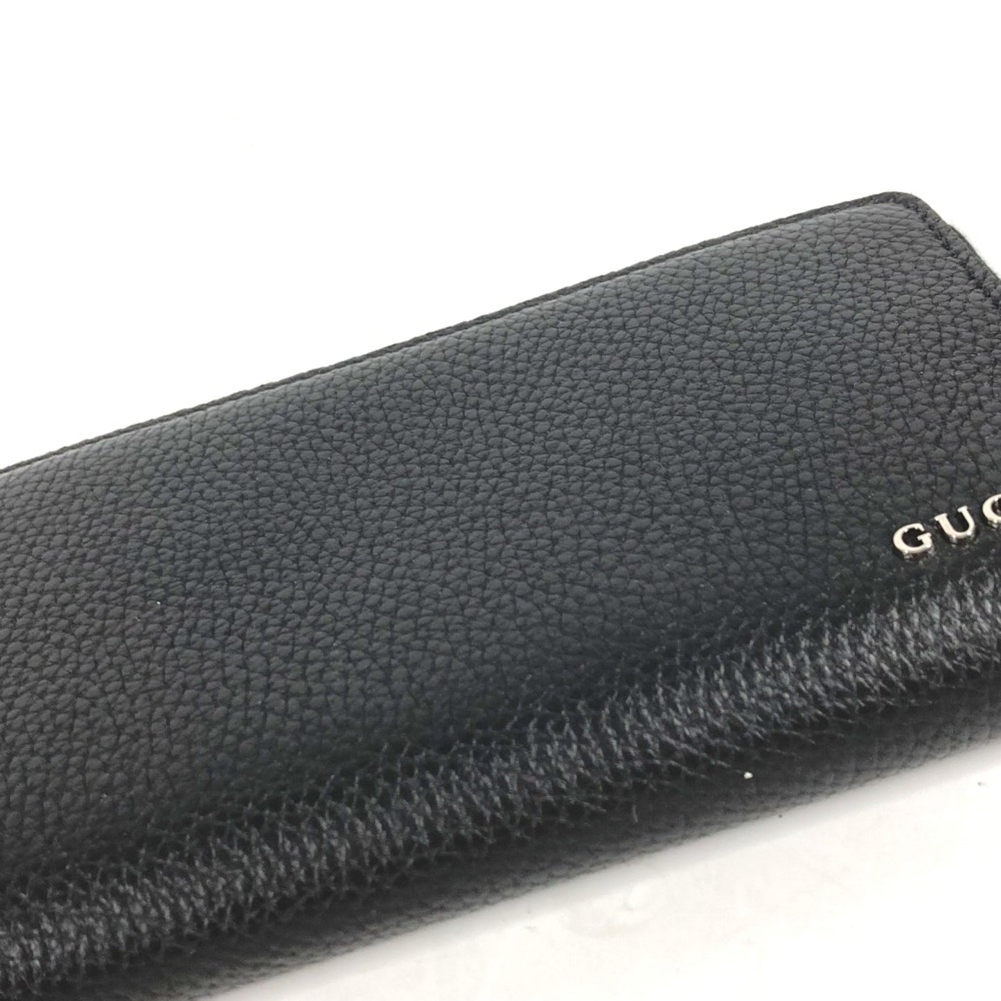 Gucci Black Leather Long Wallet (Bi-Fold) ( )