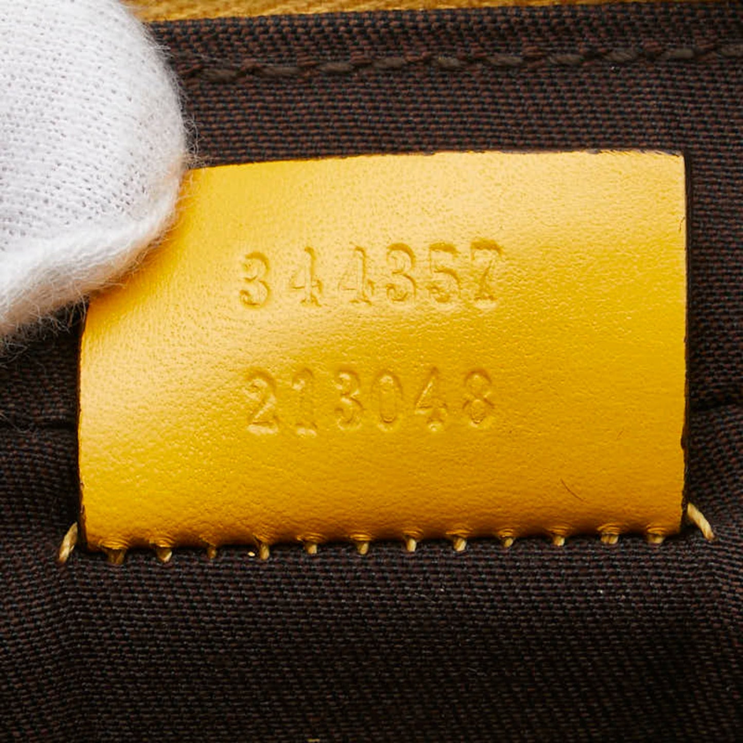 Gucci Diamante Yellow Leather Shoulder Bag ( )