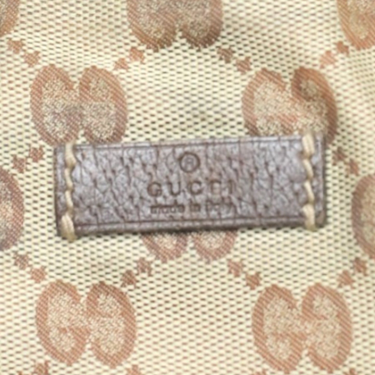 Gucci Gg Canvas Beige Gg Canvas Handbag Tote Bag ( )