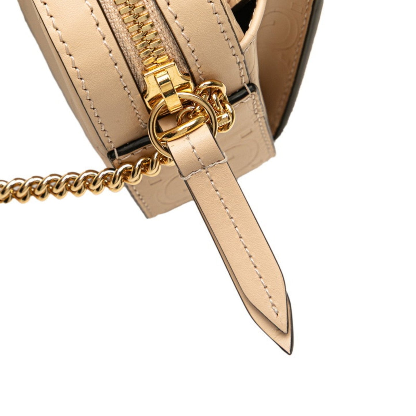 Gucci Beige Leather Shoulder Bag ( )