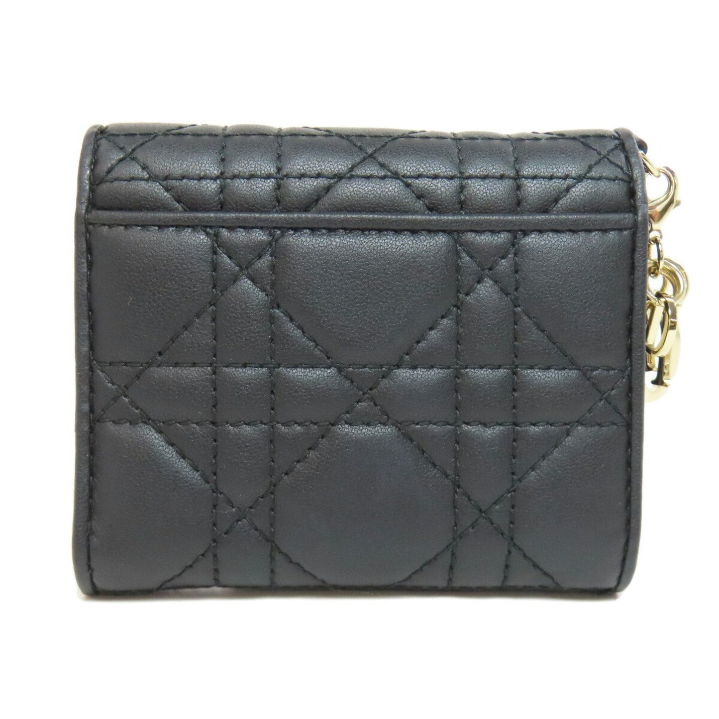 Christian Dior Black Leather Wallet (Bi-Fold) ()