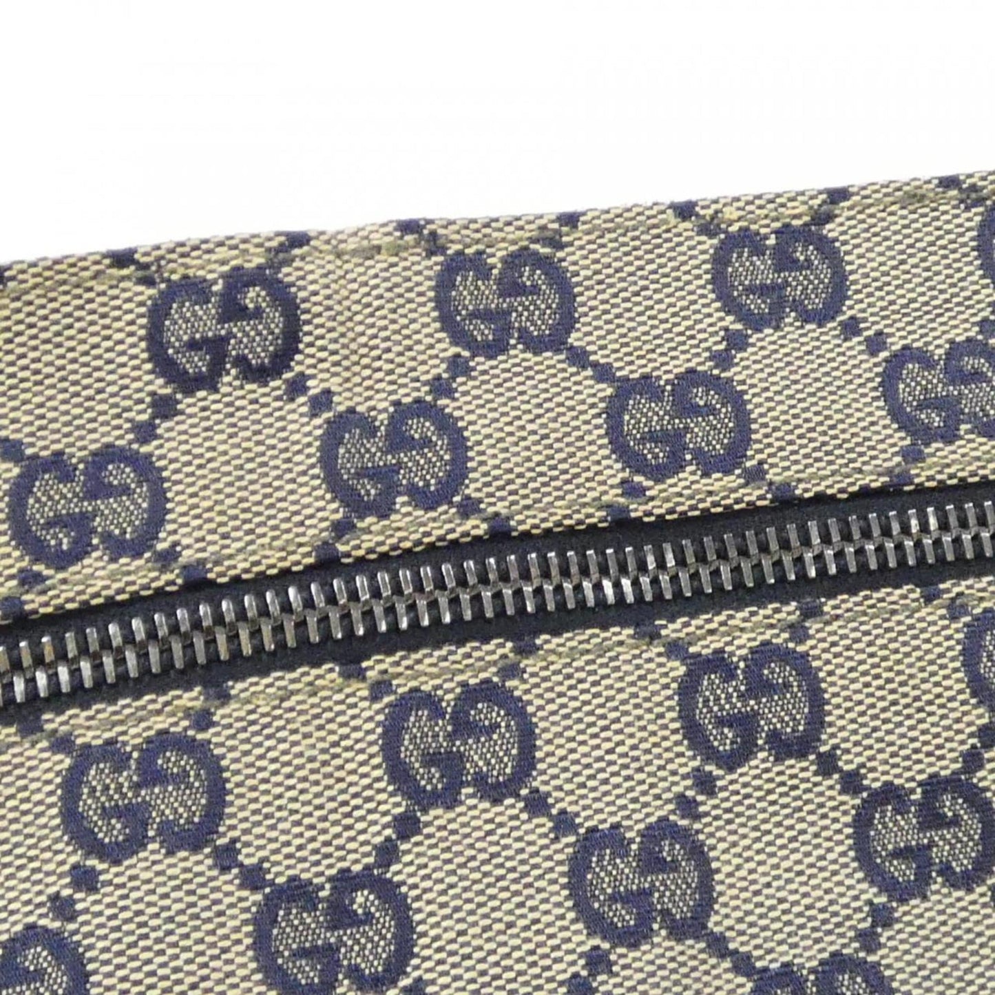 Gucci Beige Navy Gg Canvas Fanny Pack ( )
