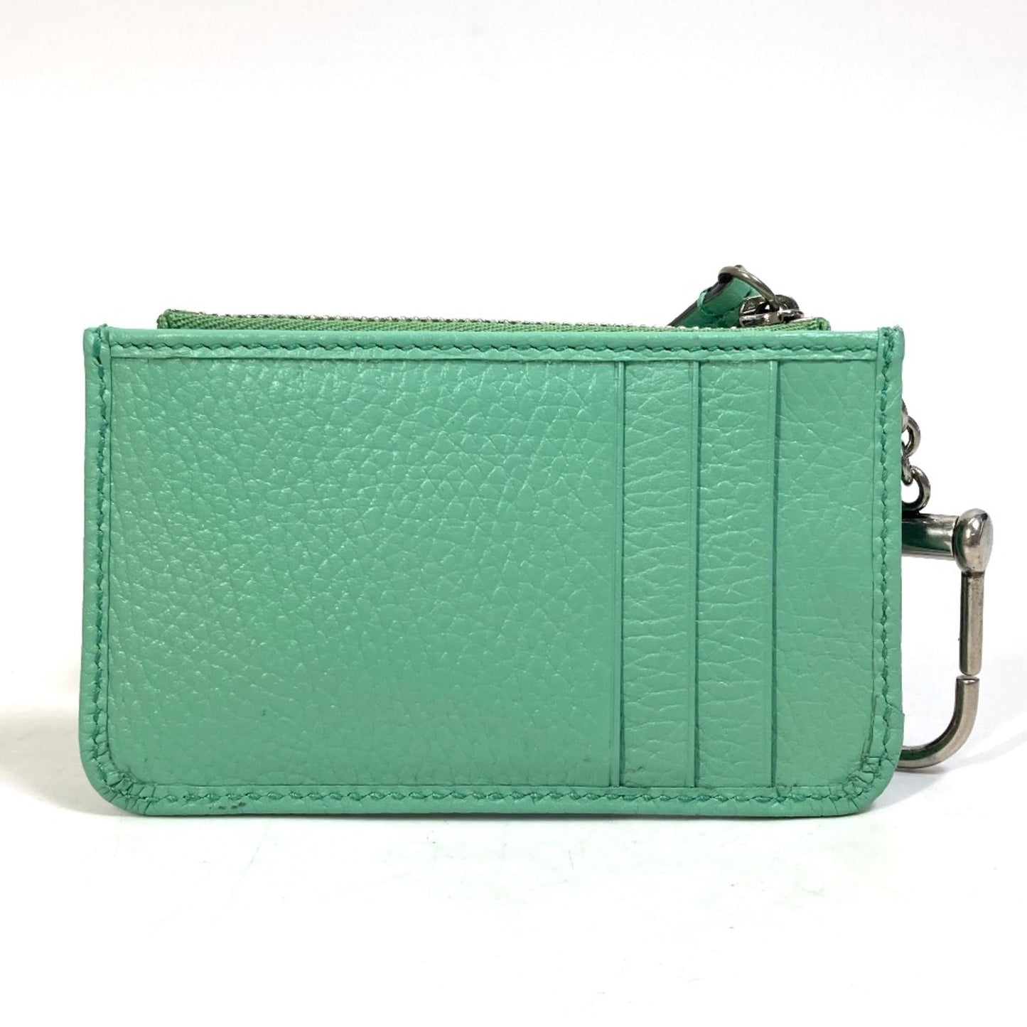 Gucci Green Leather Coin Purse/Coin Case ( )