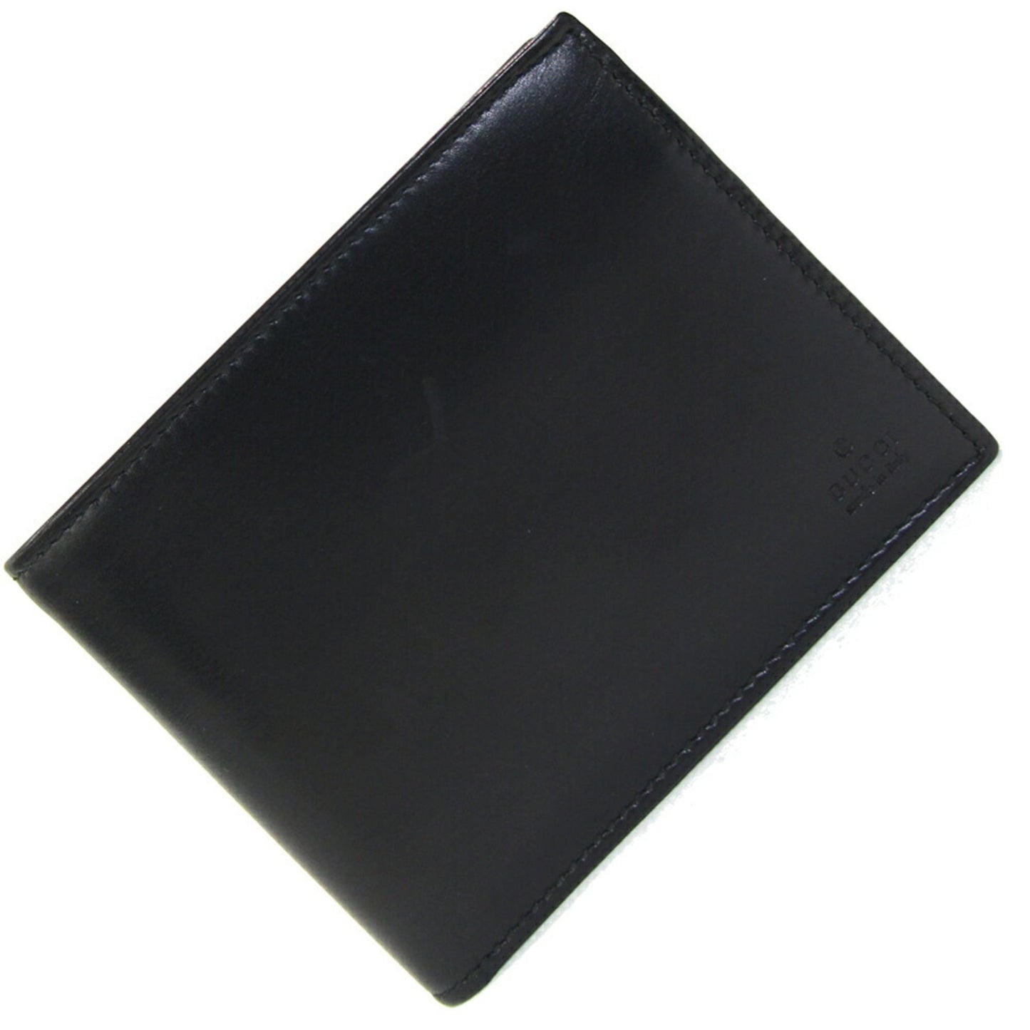 Gucci Black Leather Bill Wallet (Bi-Fold) ( )