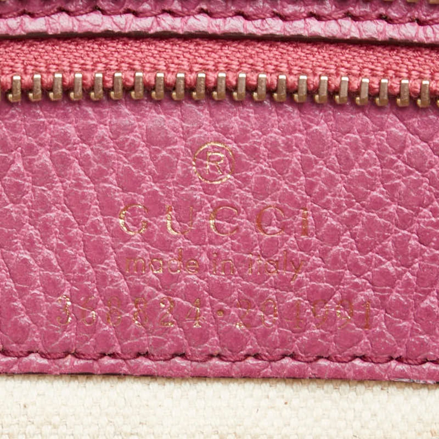 Gucci Purple Leather Handbag Shoulder Bag ( )