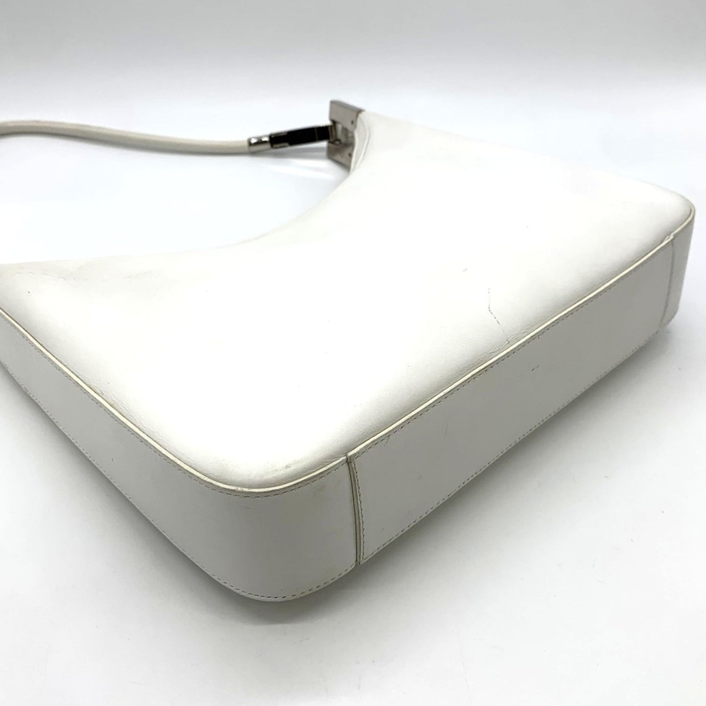 Gucci White Leather Shoulder Bag ( )