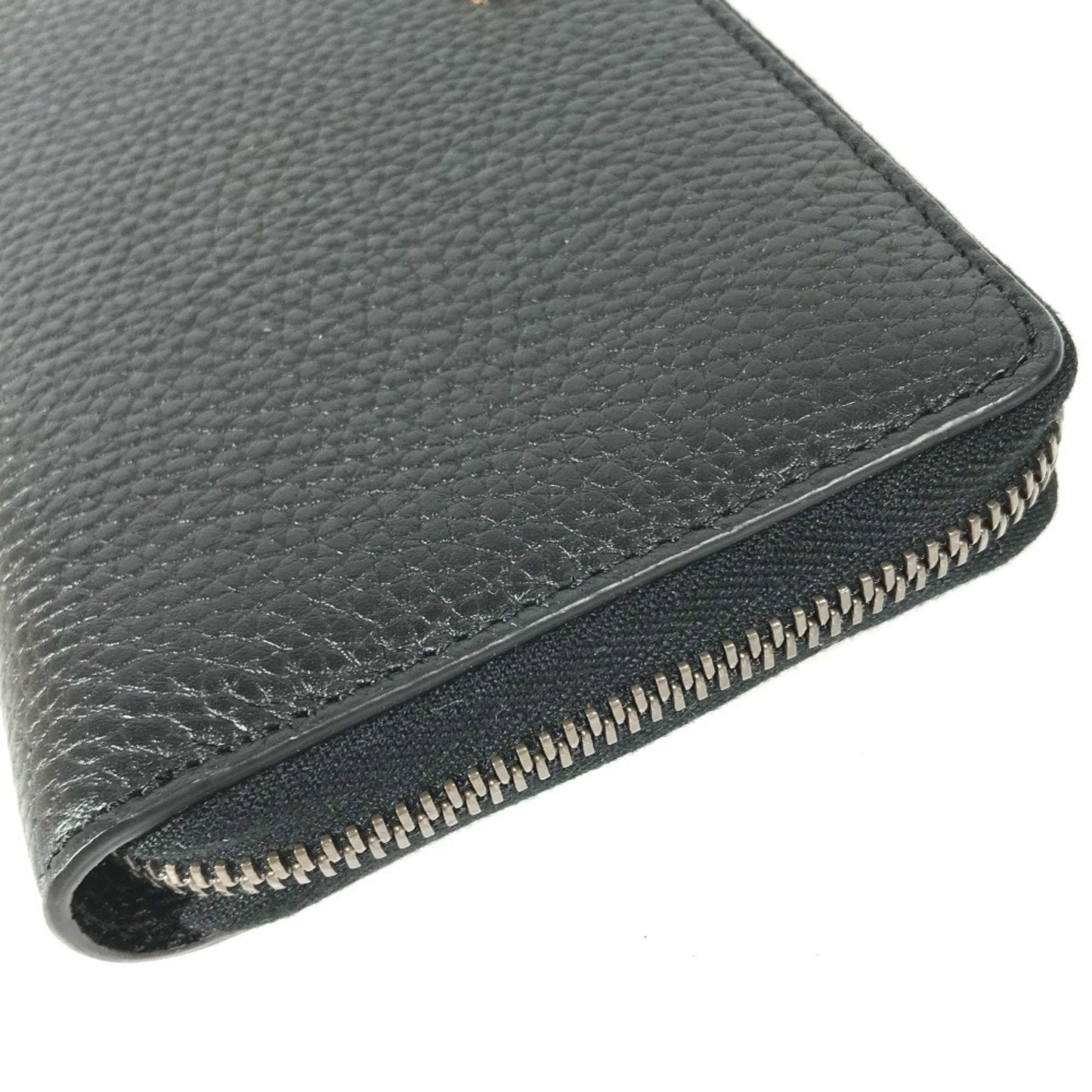 Gucci Navy Leather Long Wallet (Bi-Fold) ( )