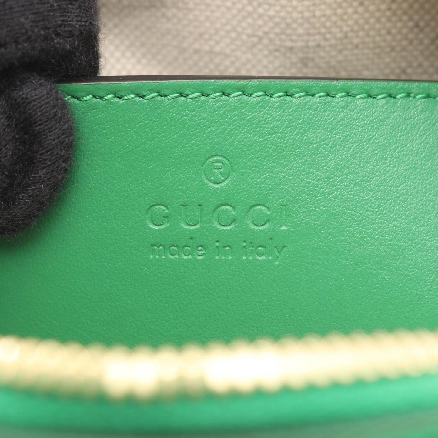 Gucci Green Leather Handbag ( )