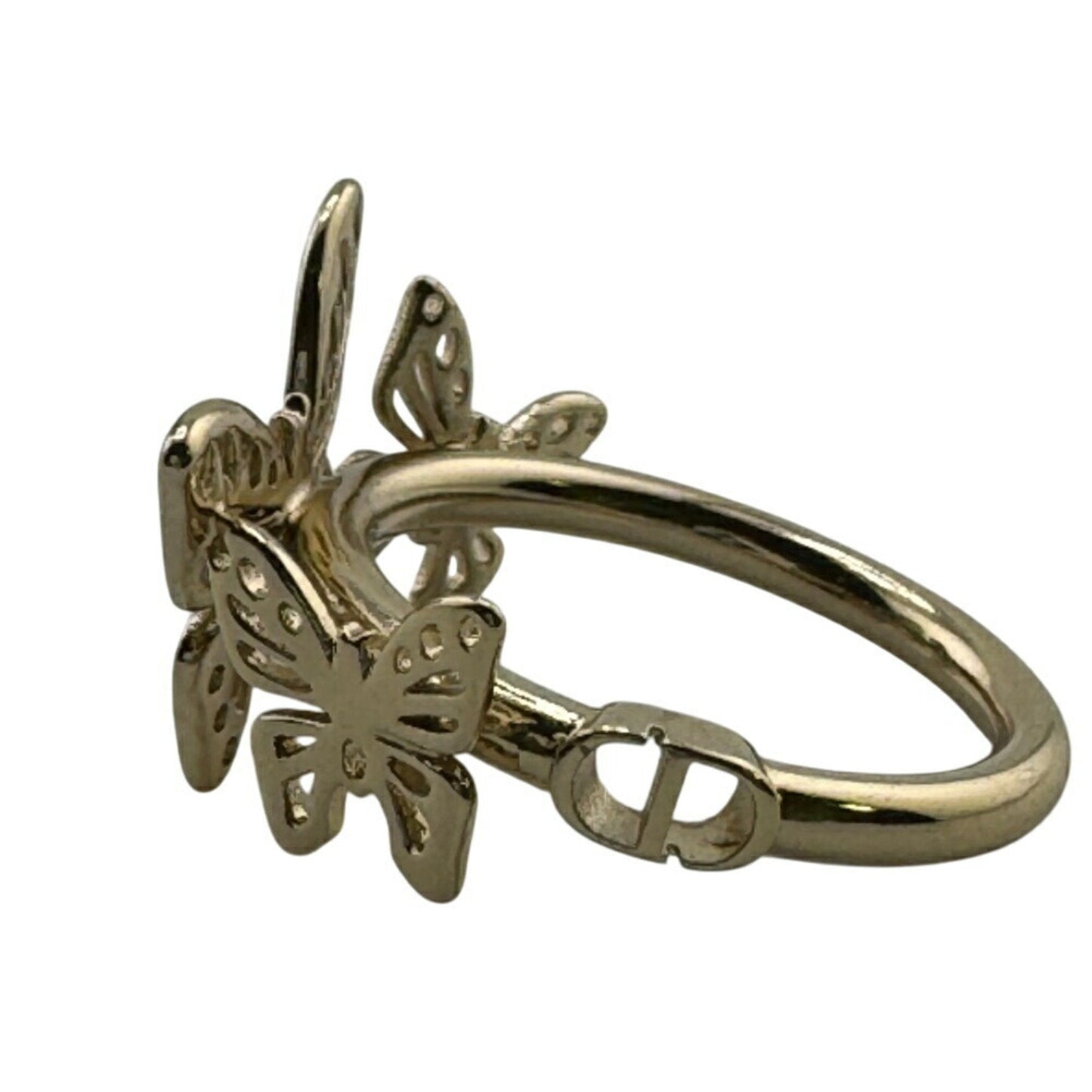 Christian Dior Gold Metal Band Ring ()