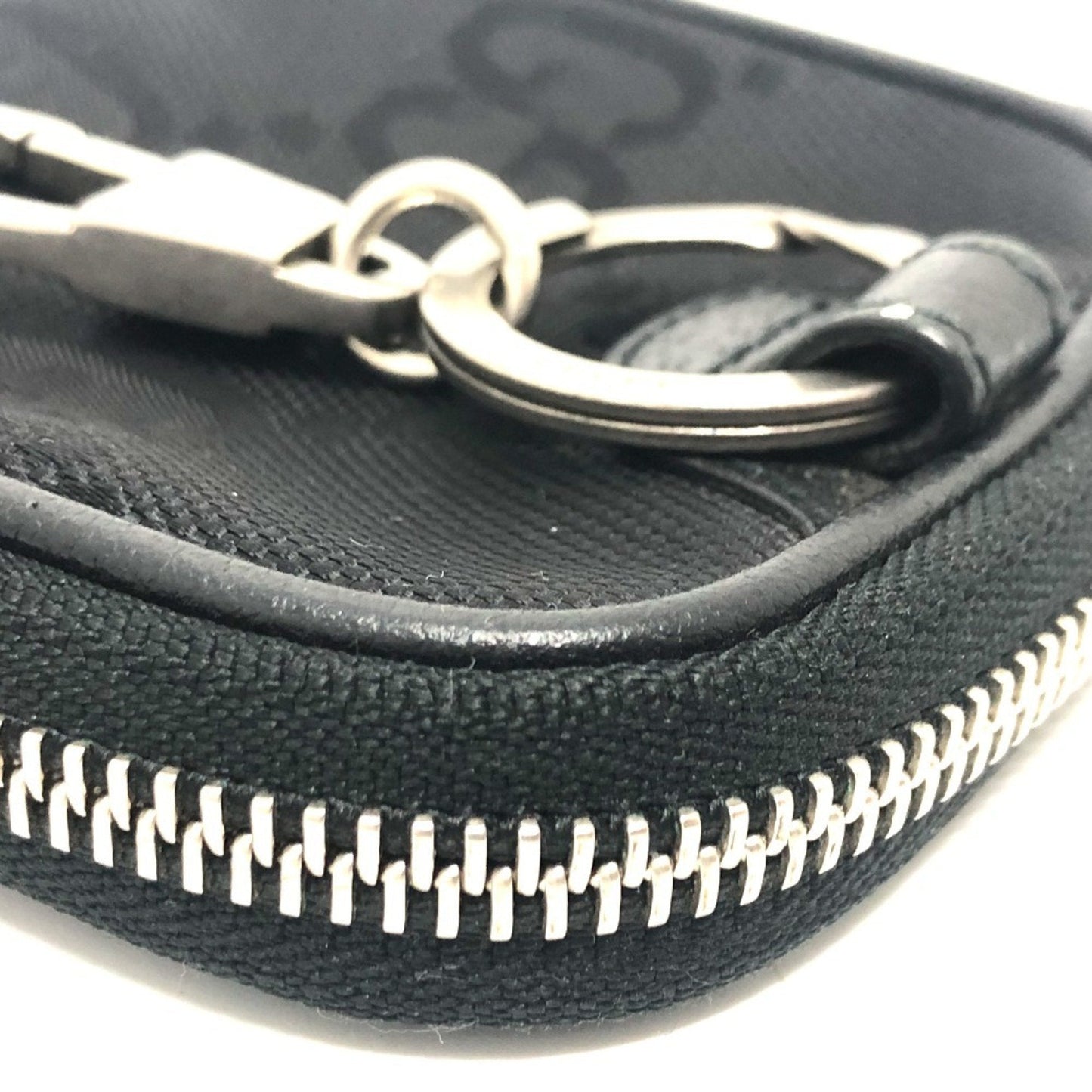 Gucci Black Gg Canvas Coin Purse/Coin Case ( )