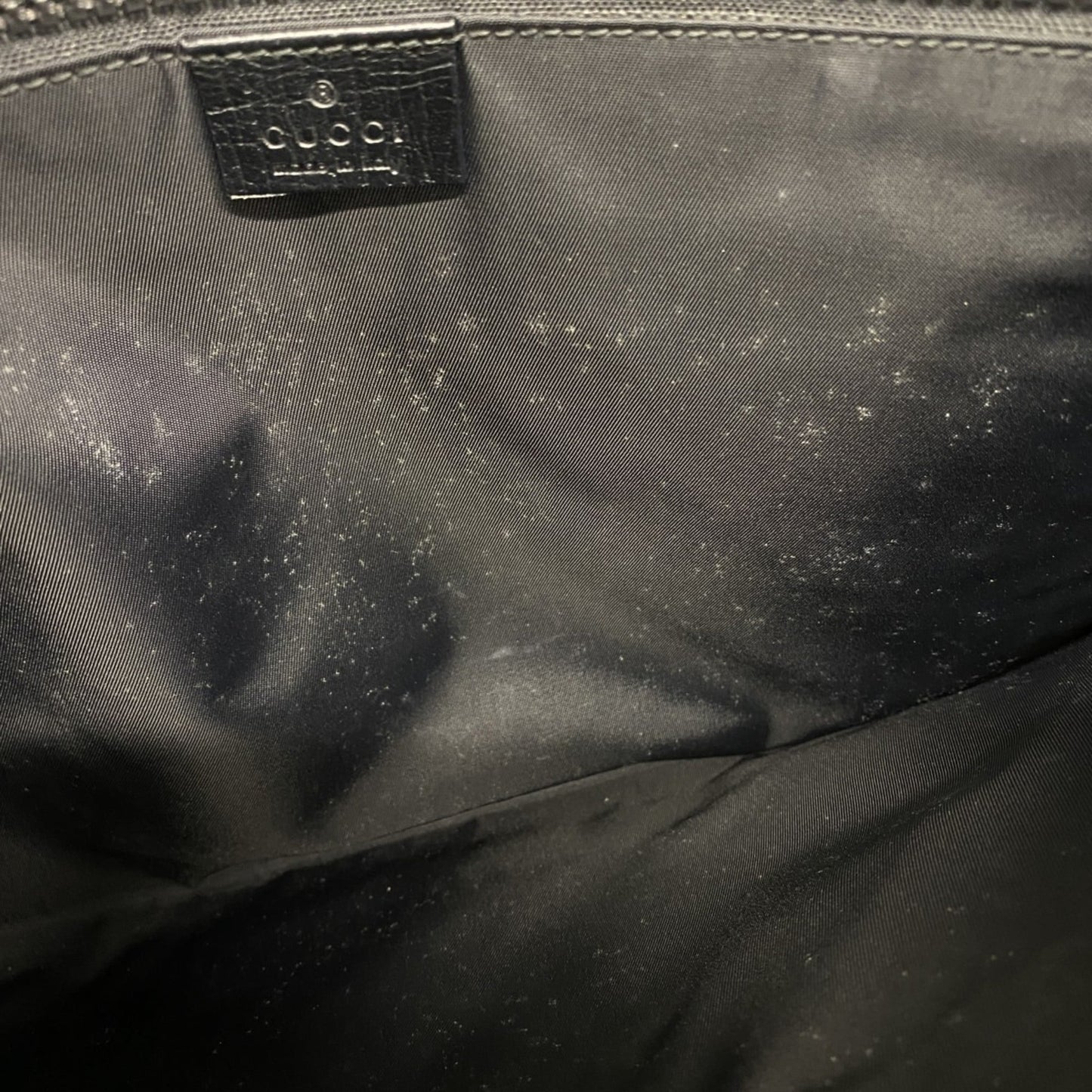 Gucci Black Pvc Shoulder Bag ( )