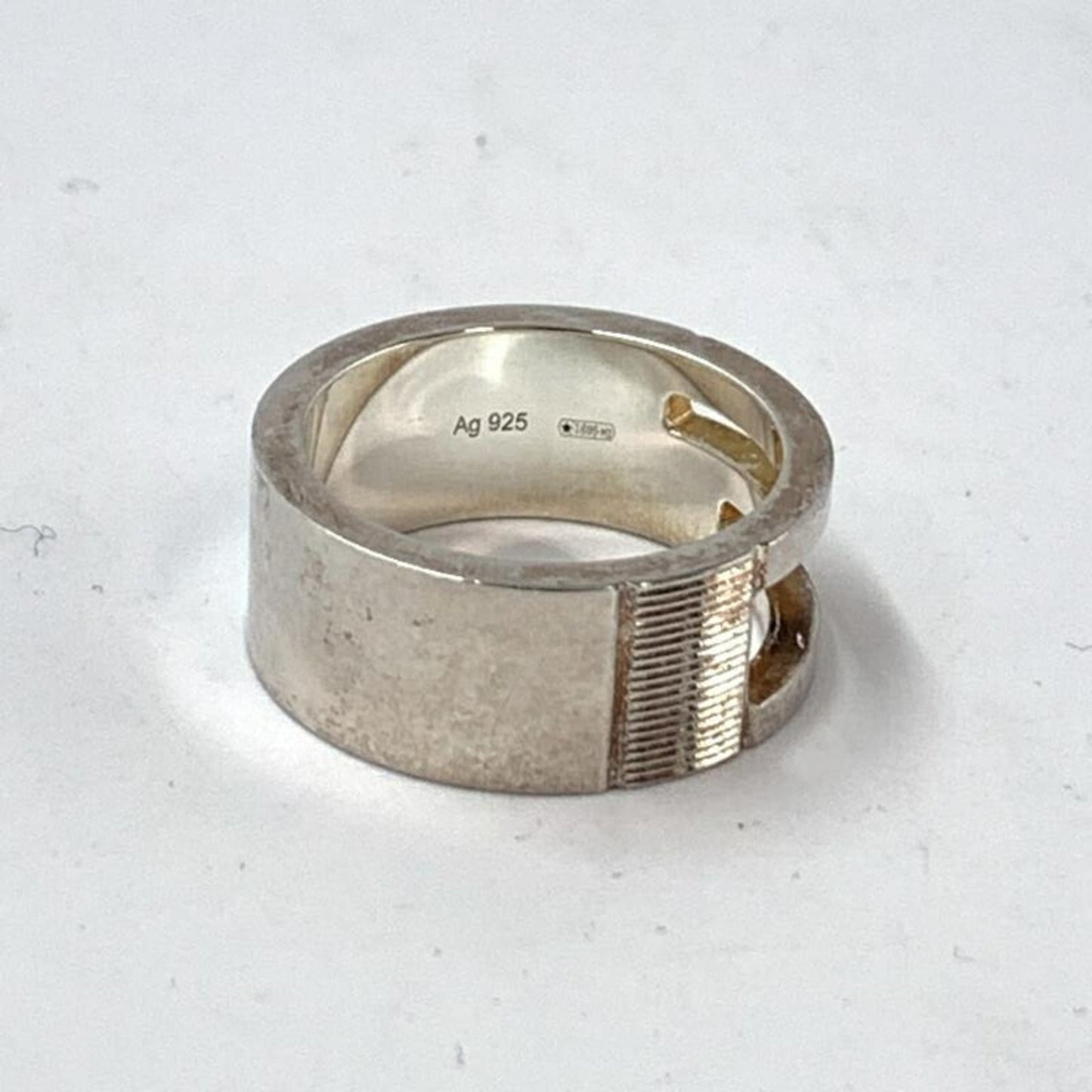 Gucci Silver Silver 925 Band Ring ( )