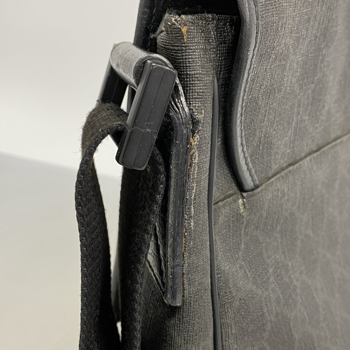 Gucci Black Pvc Shoulder Bag ( )