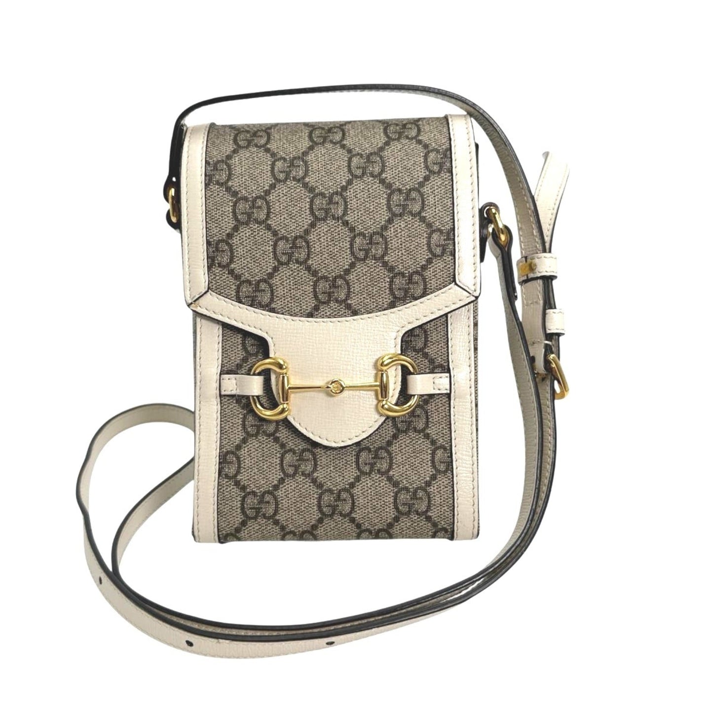 Gucci Beige Gg Canvas Shoulder Bag ( )