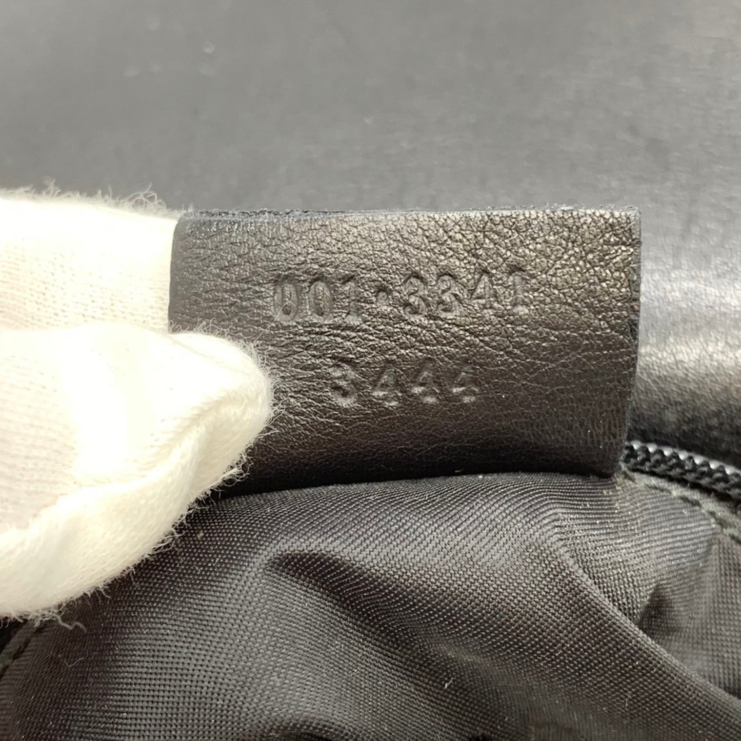 Gucci Black Leather Shoulder Bag ( )