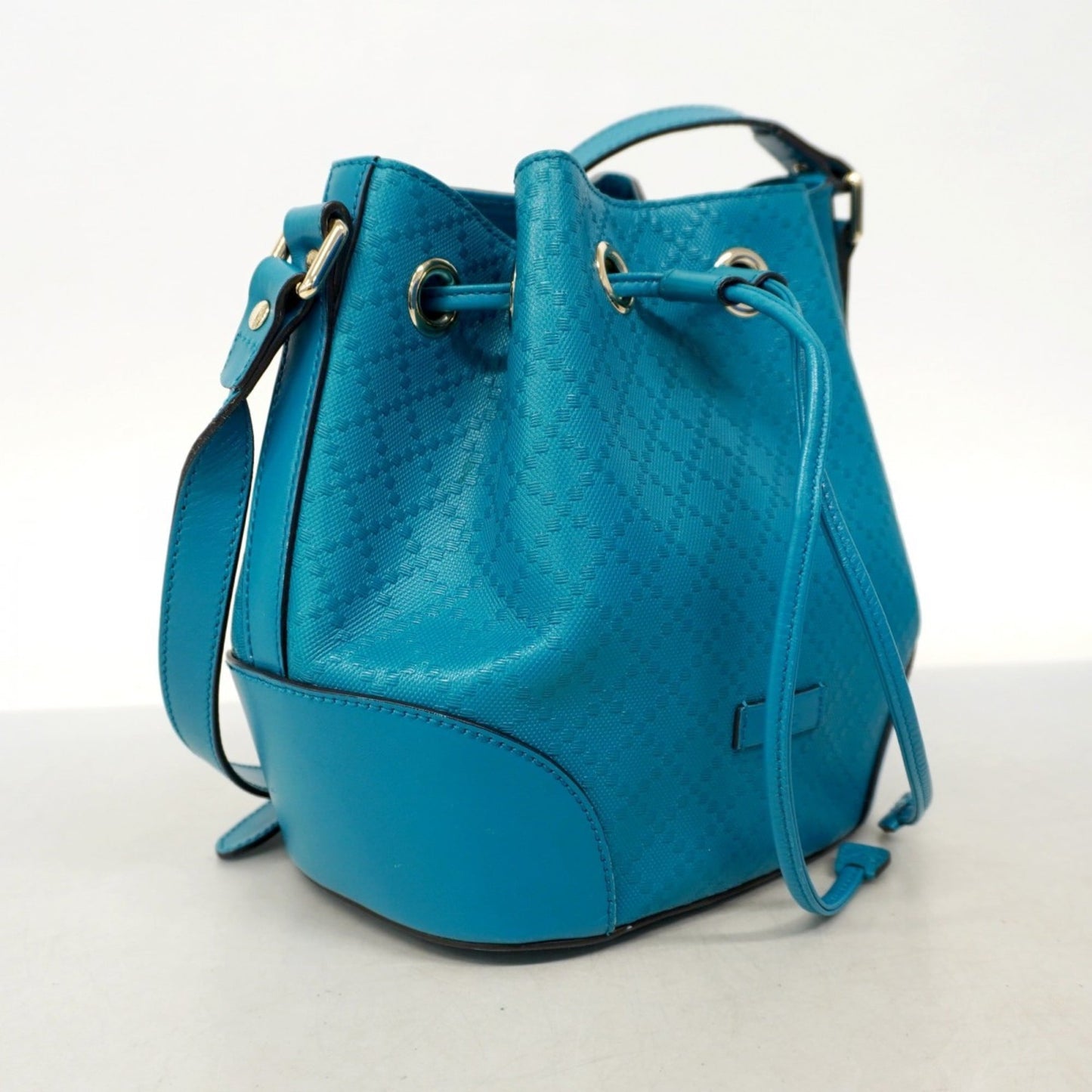 Gucci Blue Leather Shoulder Bag ( )