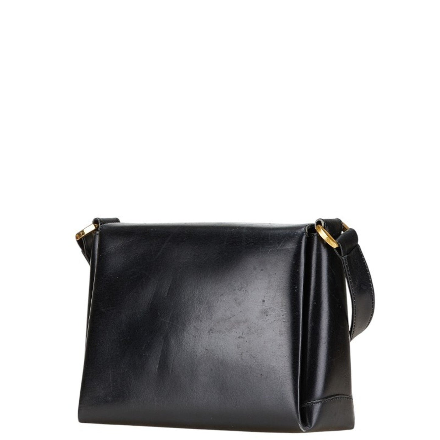 Gucci Black Leather Shoulder Bag ( )