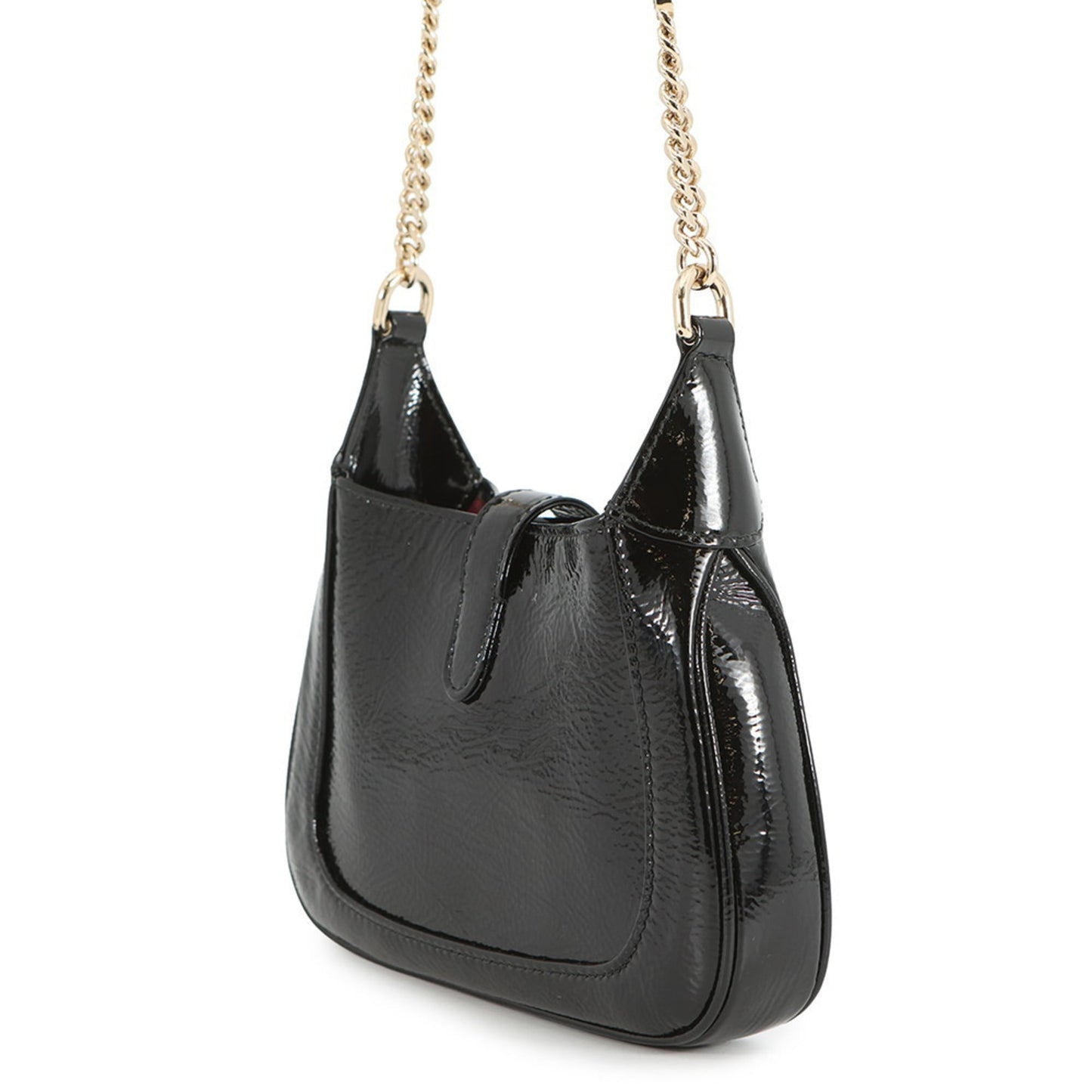 Gucci Black Patent Leather Shoulder Bag ( )