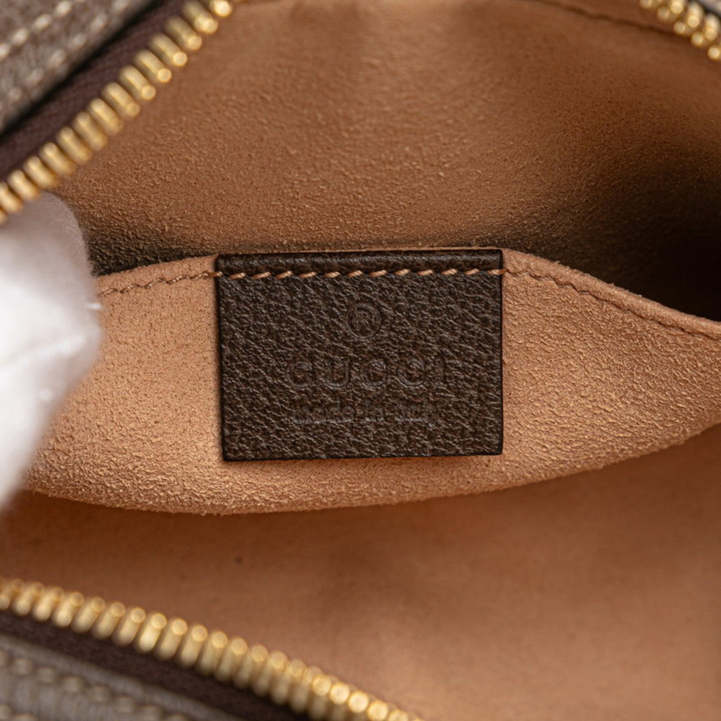 Gucci Ophidia Beige Brown Pvc Leather Fanny Pack ( )