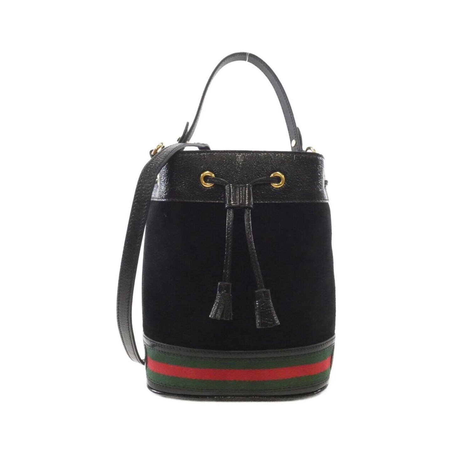 Gucci Black Suede Handbag ( )